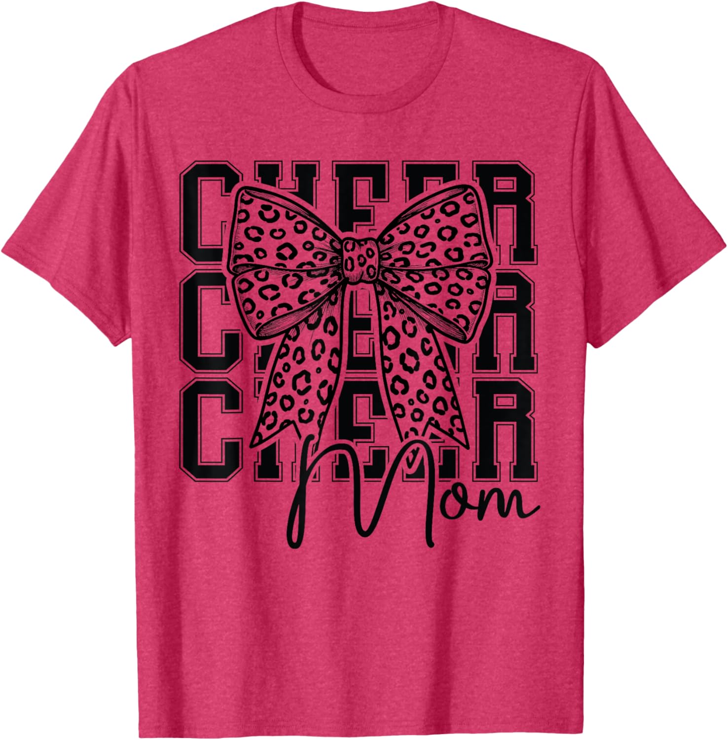 Cheer Mom Cheerleader T-Shirt for Biggest Fan Mother's Day Gift - 10