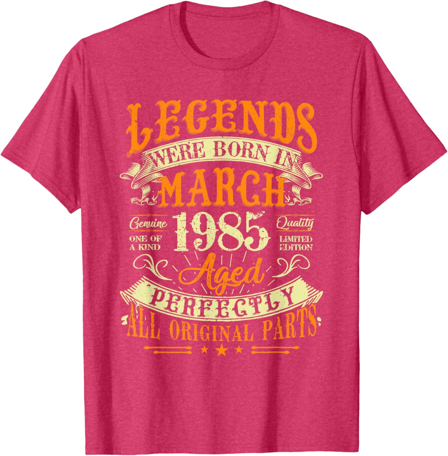 40th Birthday Gift for Legends Born in March 1985 T-Shirt - 15