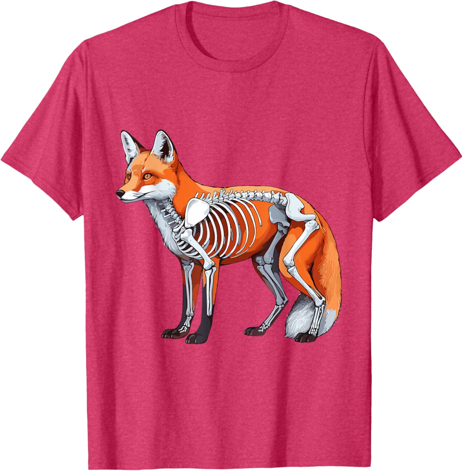 X-ray Fox Body Anatomy Radiography Skeleton T-Shirt for Anatomy Lovers - 24