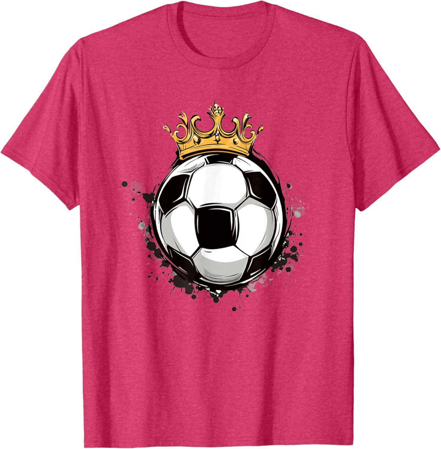 Soccer Royalty T-Shirt with Crowned Ball for Kids - Stylish Sports Wear - 8