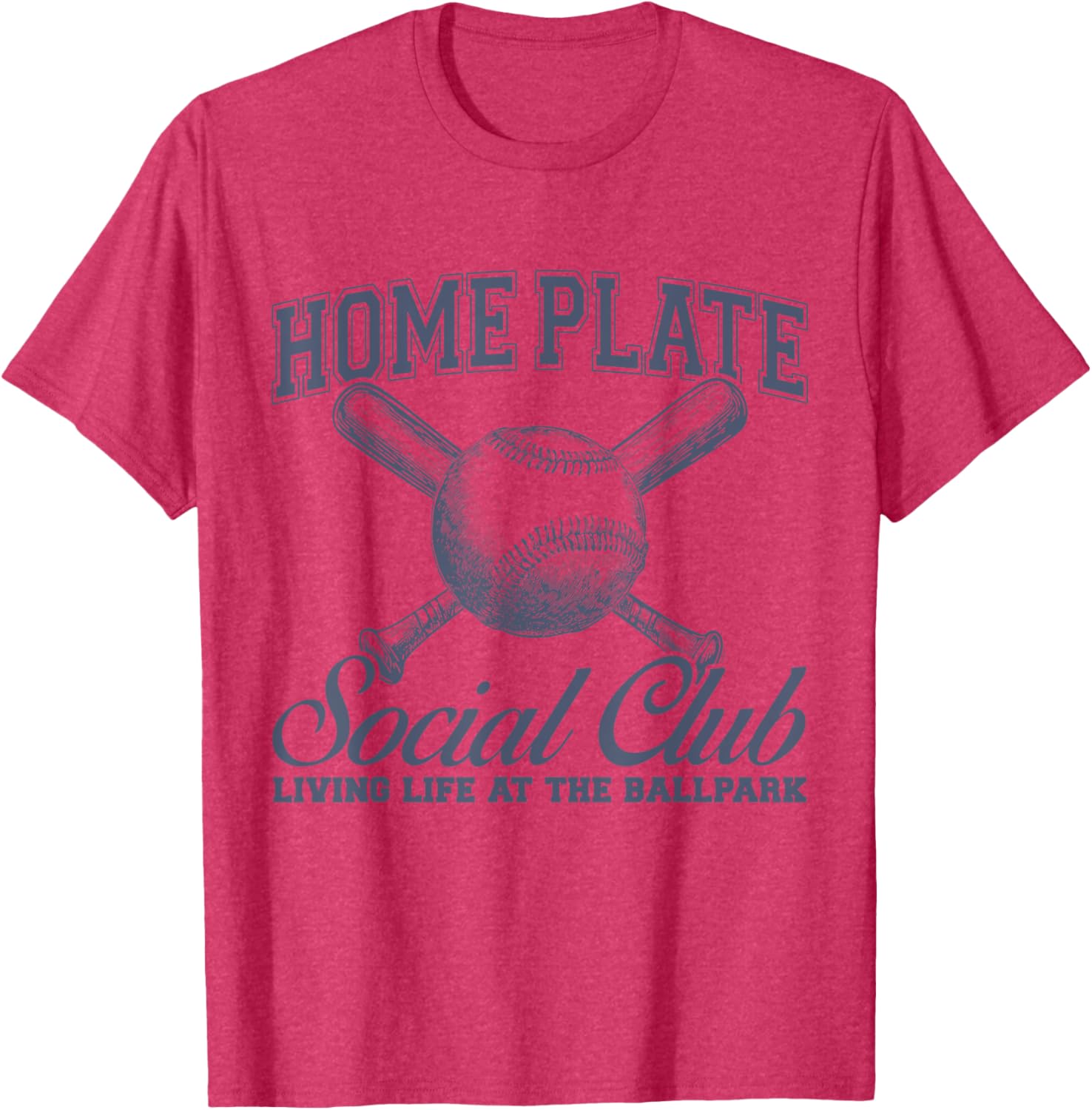 Baseball Softball Mom Matching T-Shirt for Women - Home Plate Design - 3