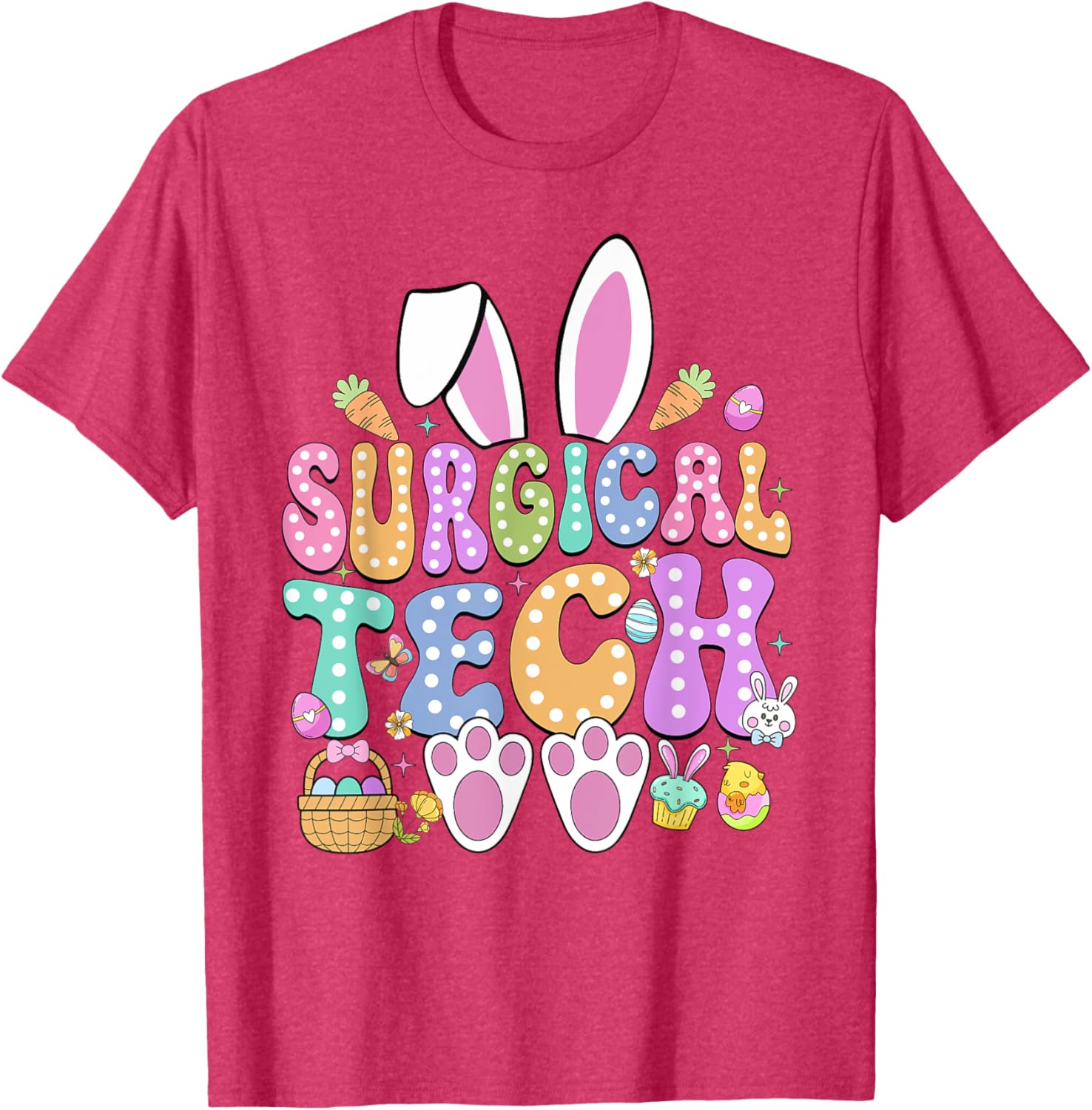 Surgical Tech Easter Bunny T-Shirt for Surgical Technicians Fun Gift - 18