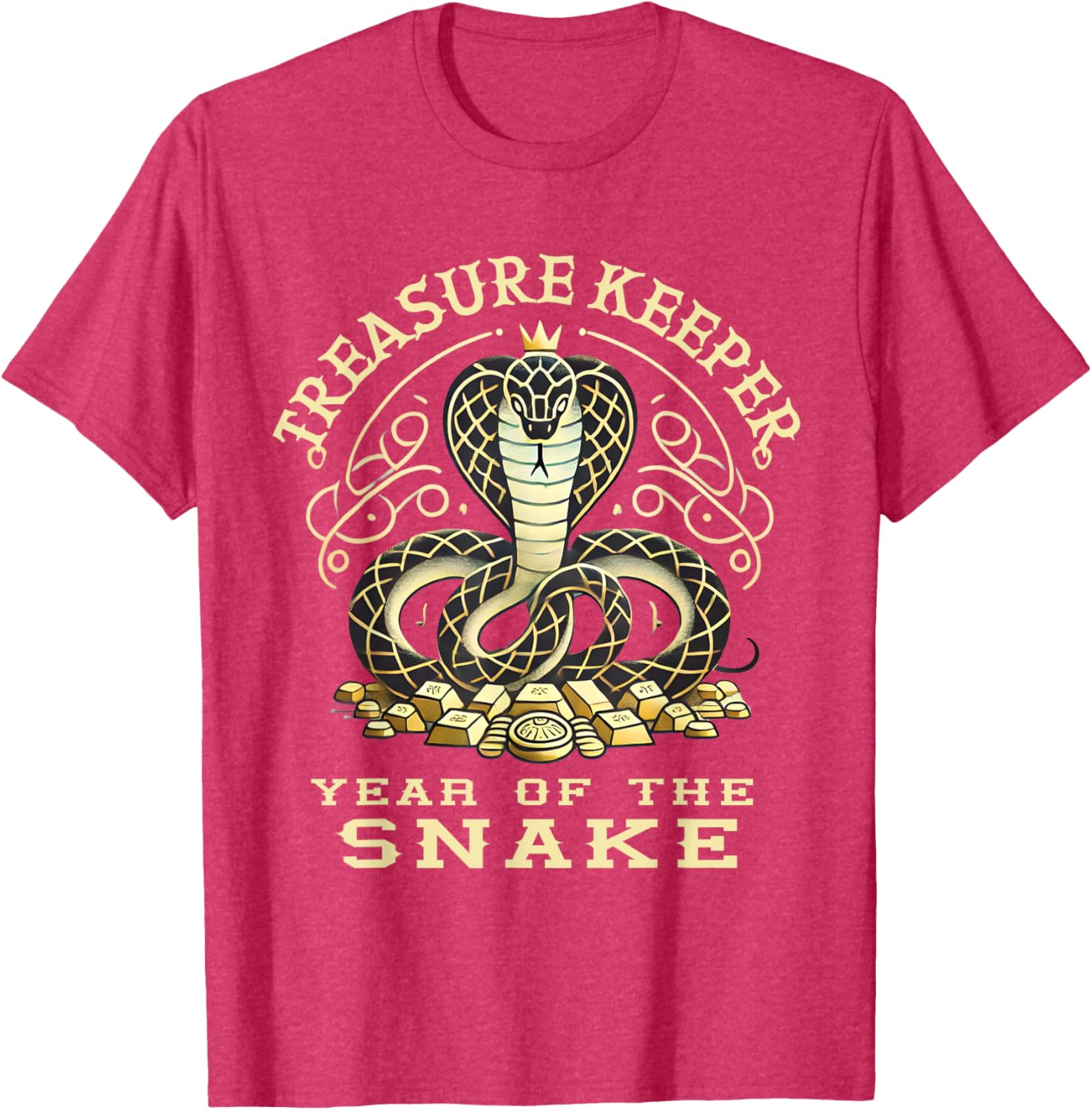 Treasure Keeper Year of Snake T-Shirt – Stylish Chinese Design Apparel - 2
