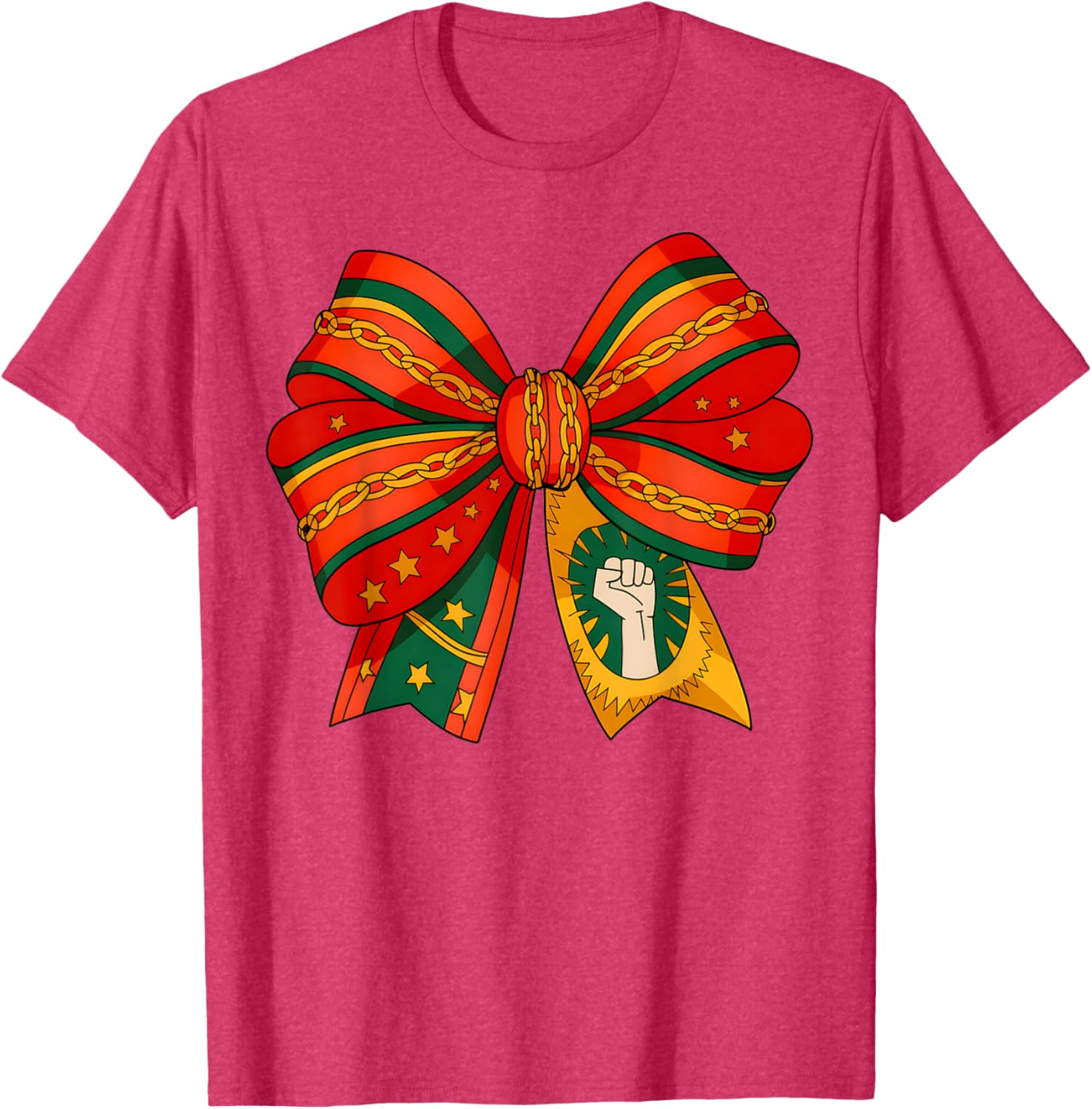 Black History Coquette Bow T-Shirt for Women and Kids Stylish Apparel - 3