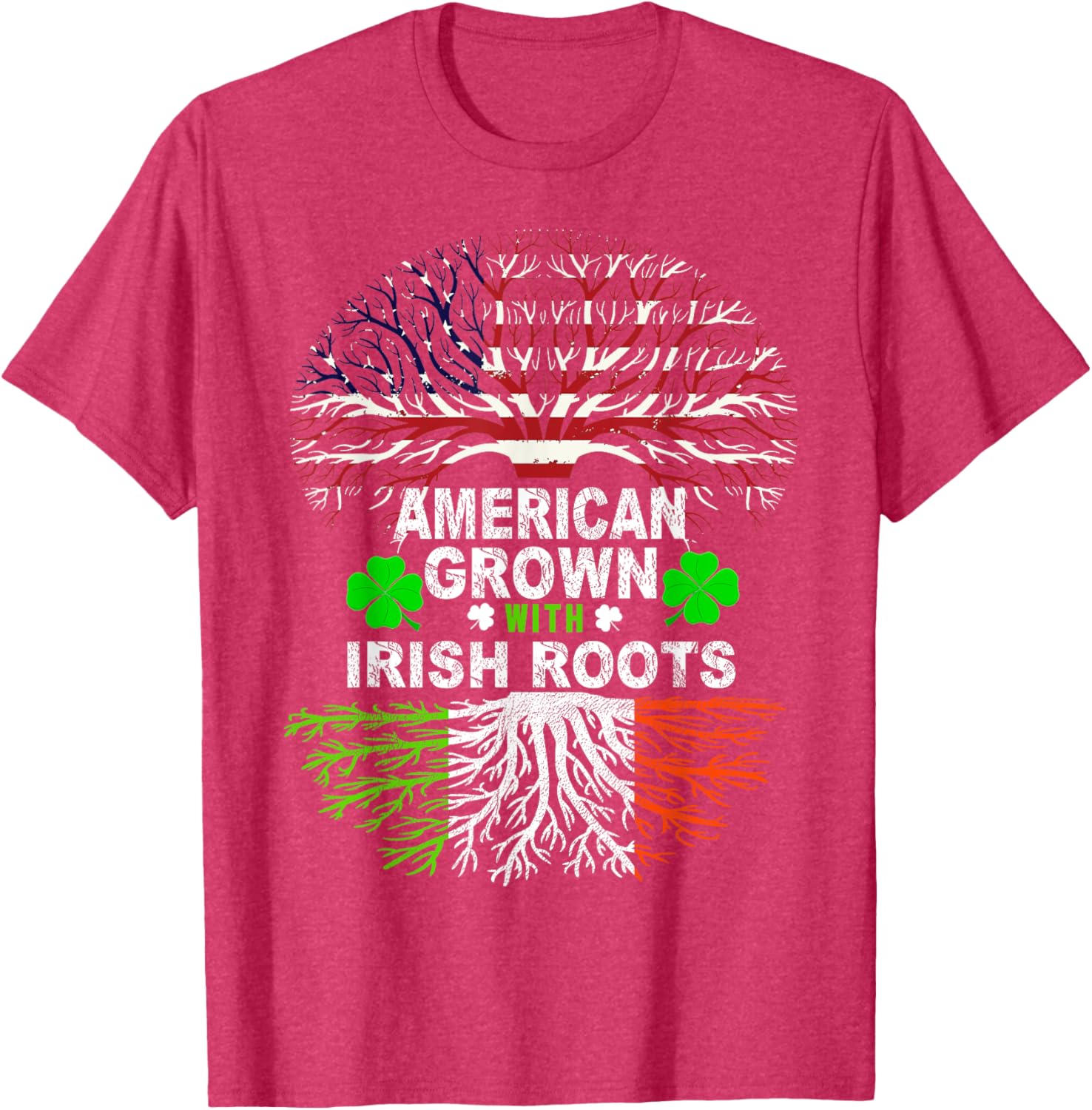 American Grown Irish Roots St. Patrick's Day T-Shirt for Festive Fun - 15