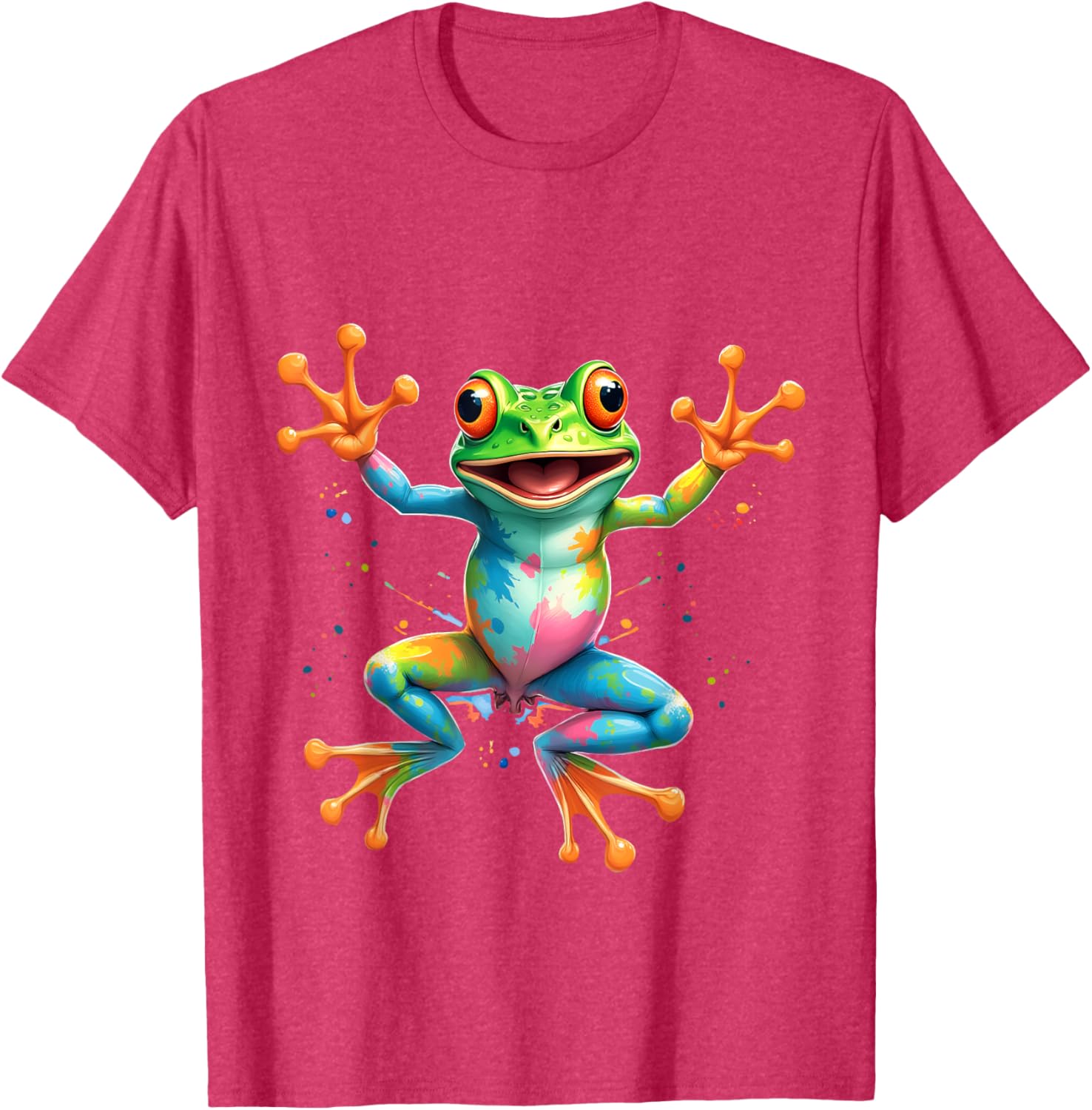 Cool Tie Dye Frog Peace Sign T-Shirt for Men, Women, and Kids - 14