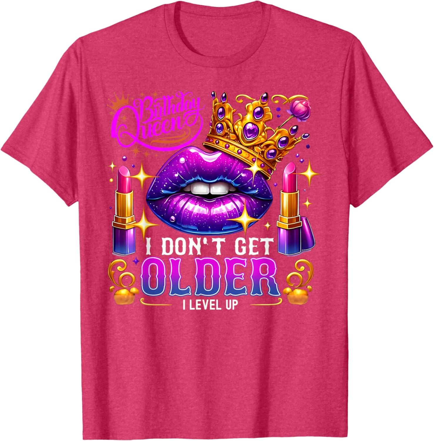 Birthday Queen Level Up T-Shirt for Women Fun Birthday Gift Idea - 2