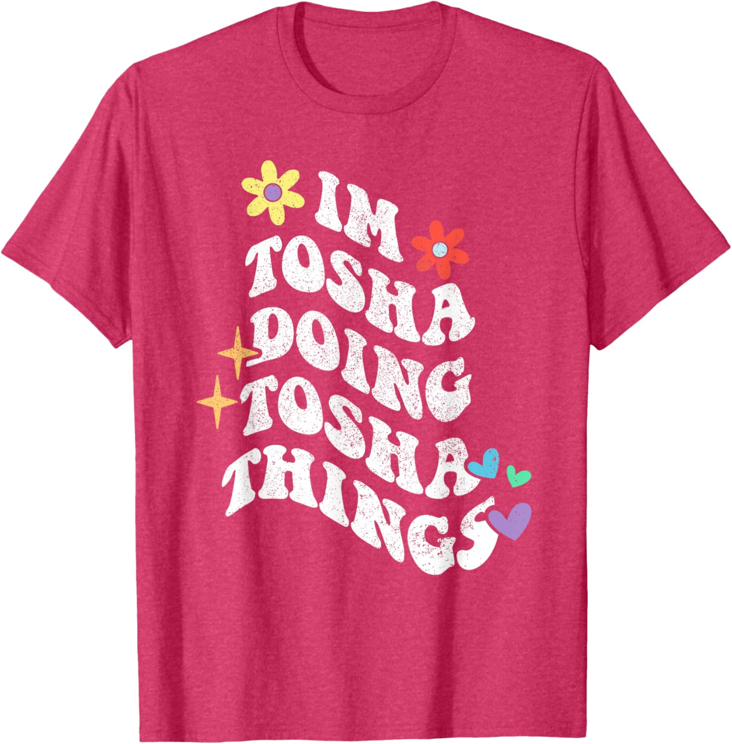 Retro Groovy T-Shirt for Moms Doing Tosha Things - Fun Mothers Day Gift - 8