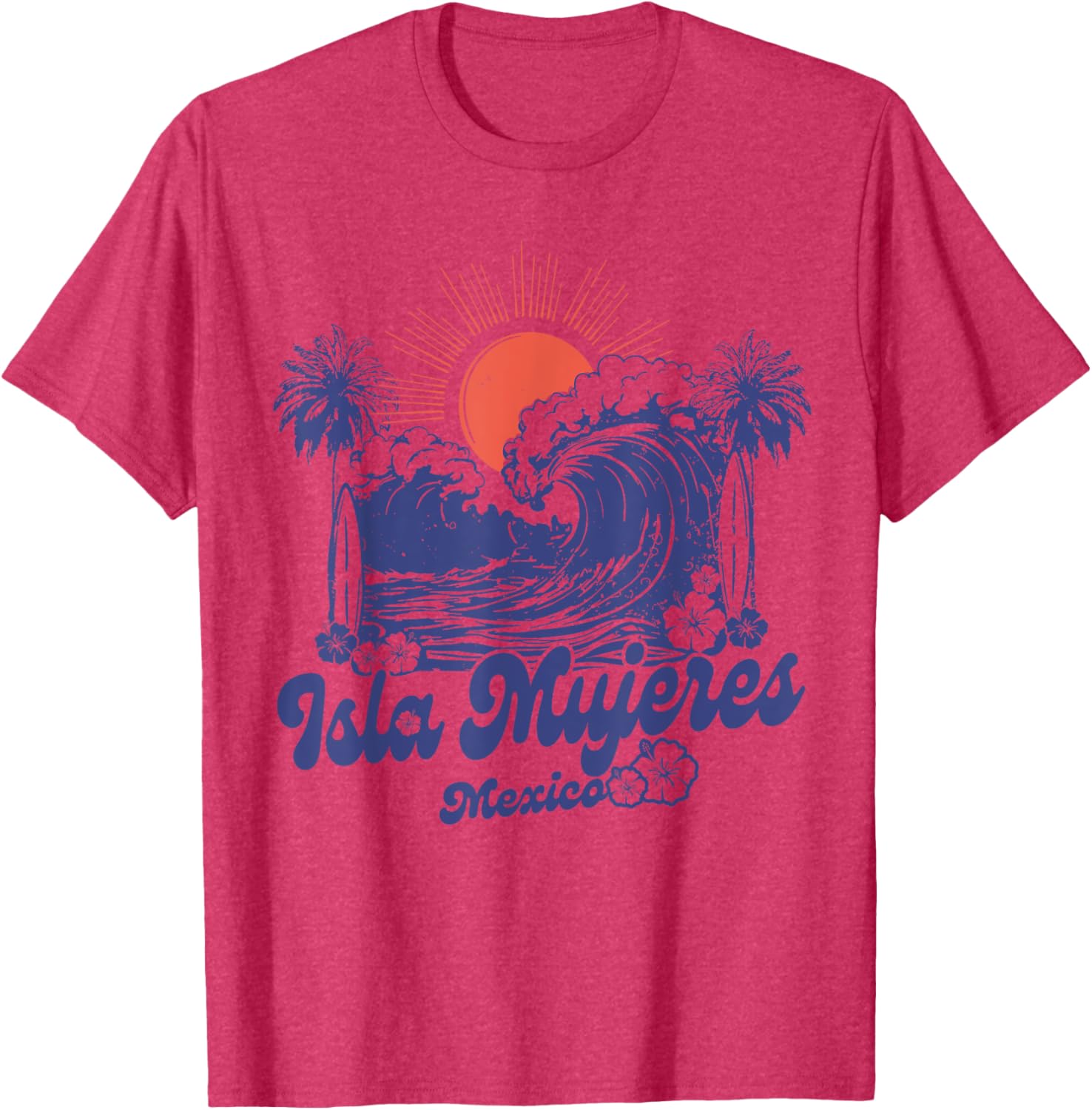 Isla Mujeres 2025 Vintage Surfing T-Shirt Retro 70s Style Apparel - 4