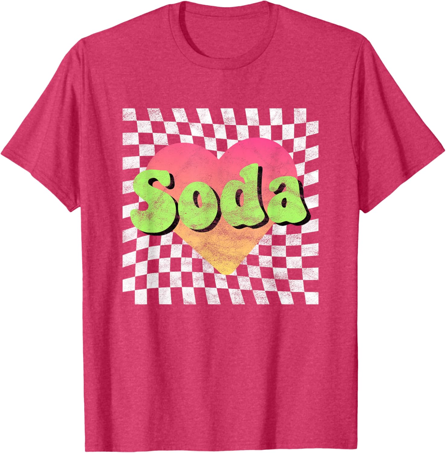 Soda Lover Heart Vintage Retro T-Shirt for Fun and Stylish Outfits - 21