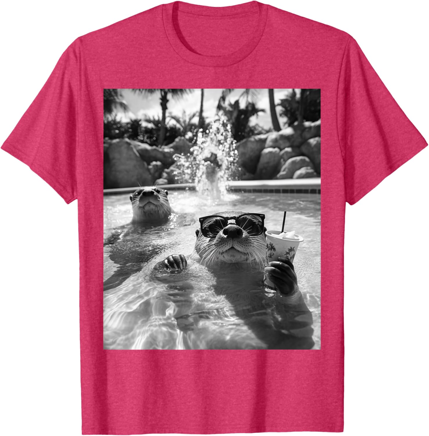 Cool Otter Selfie T-Shirt for Fun Animal Lovers - Perfect Gift Idea - 4