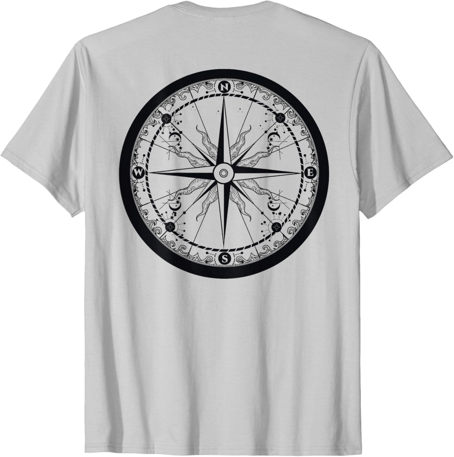 Beautiful Compass Sailing and Hiking Adventure T-Shirt for Travelers - 13