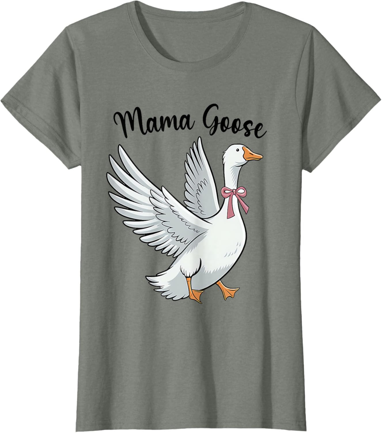 Funny Mama Goose T-Shirt for Moms - Silly Mothers Day Humor Gift - 15