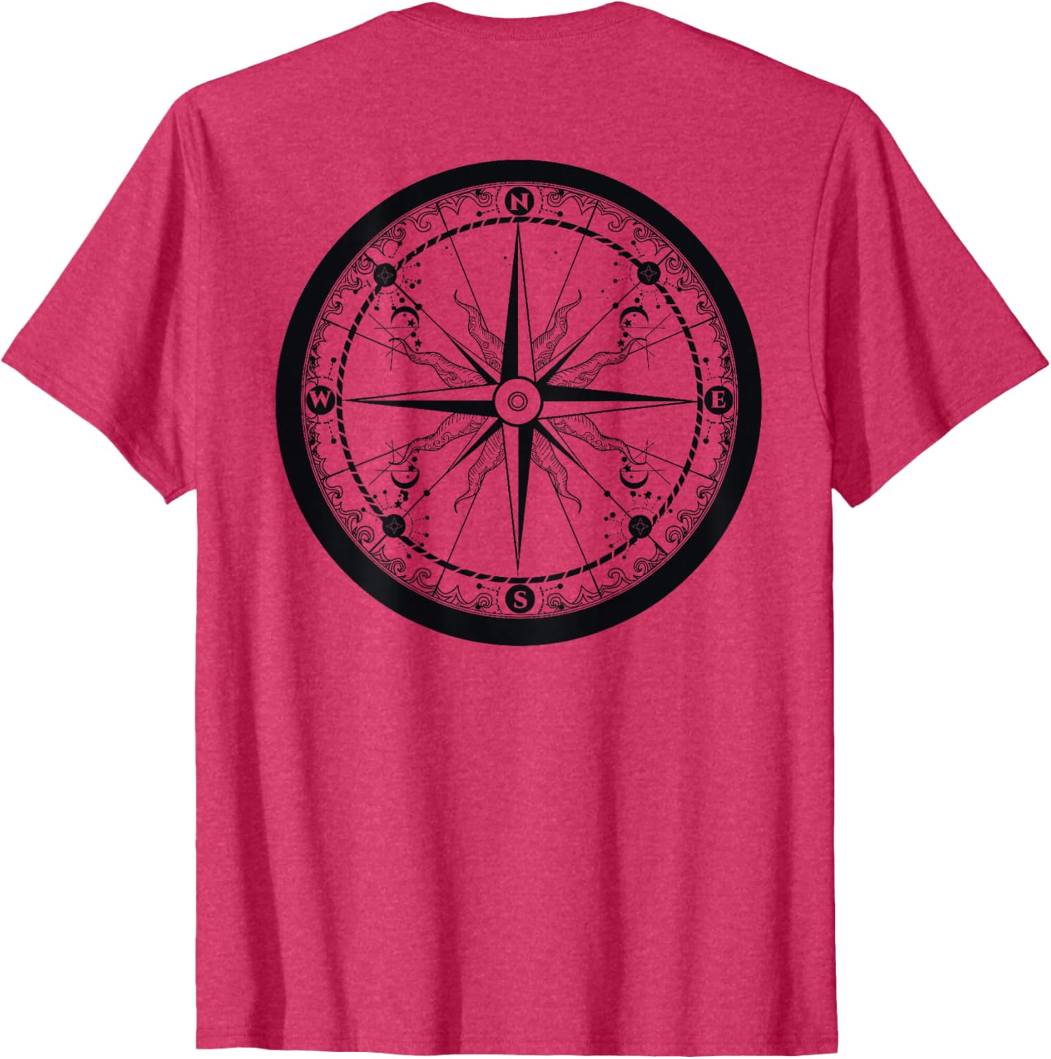 Beautiful Compass Sailing and Hiking Adventure T-Shirt for Travelers - 9
