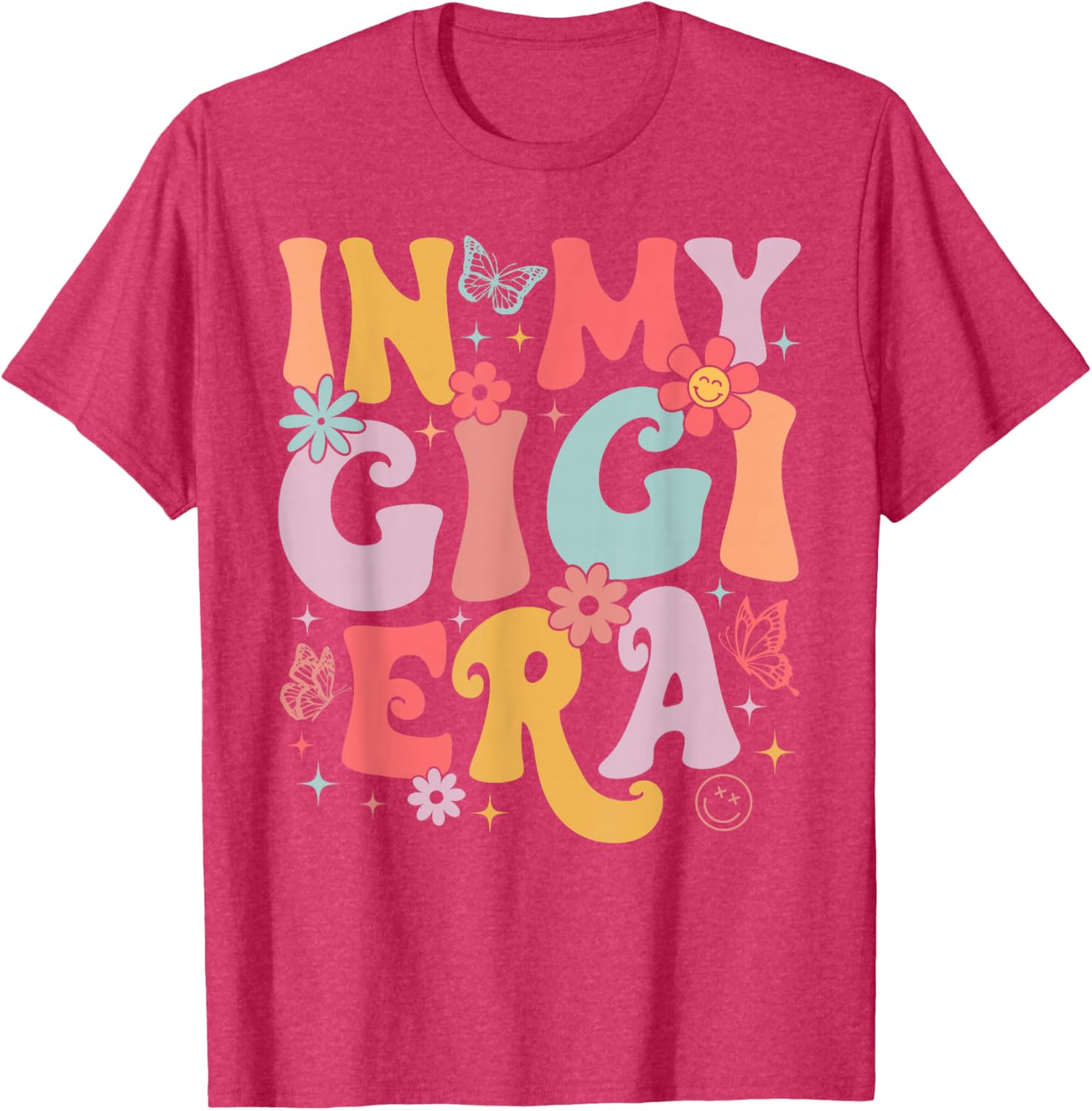 In My Gigi Era Retro Butterfly T-Shirt for Stylish Moms on Mother's Day - 9