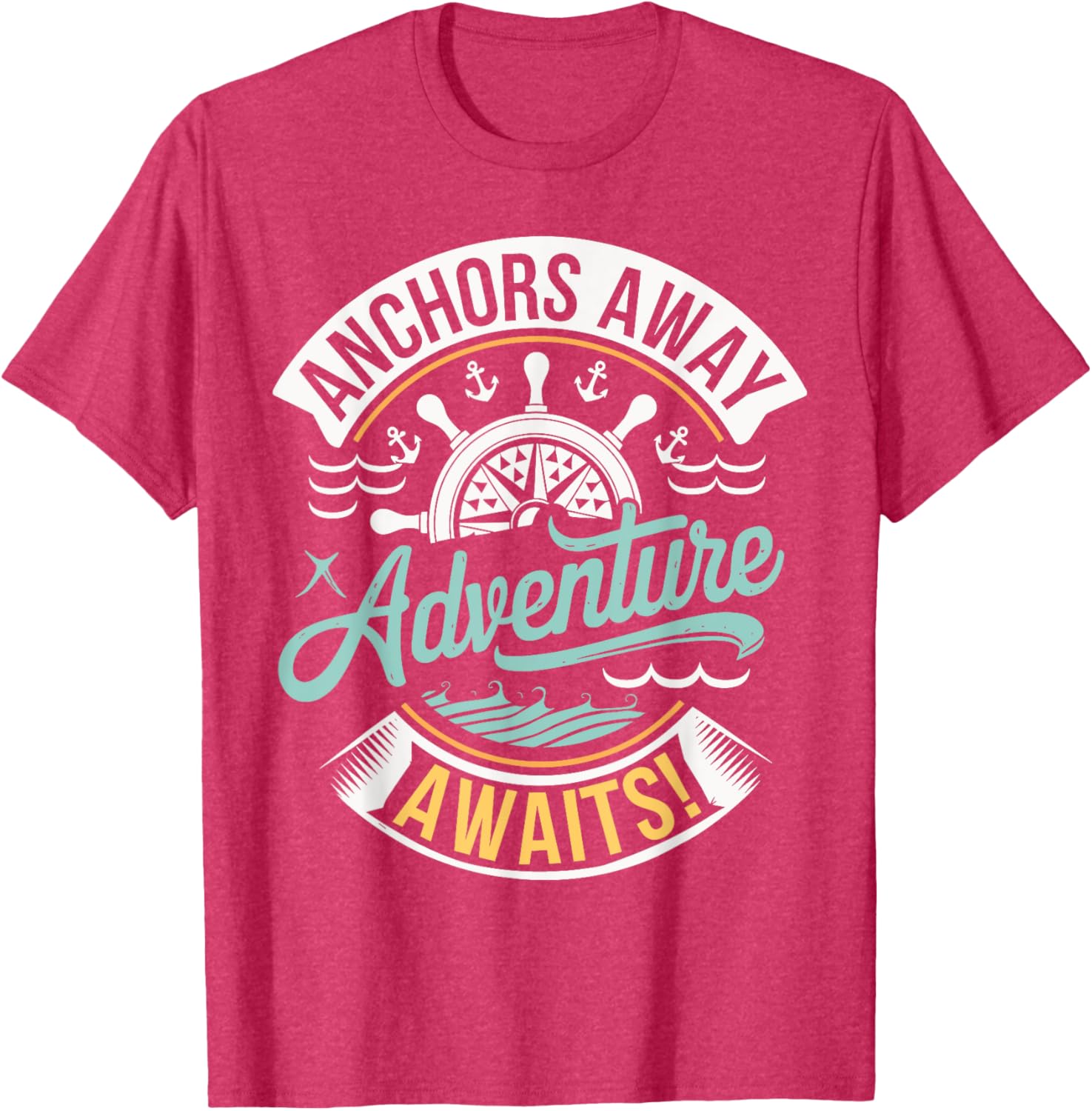Anchors Away Nautical Adventure T-Shirt for Sea Lovers and Explorers - 17