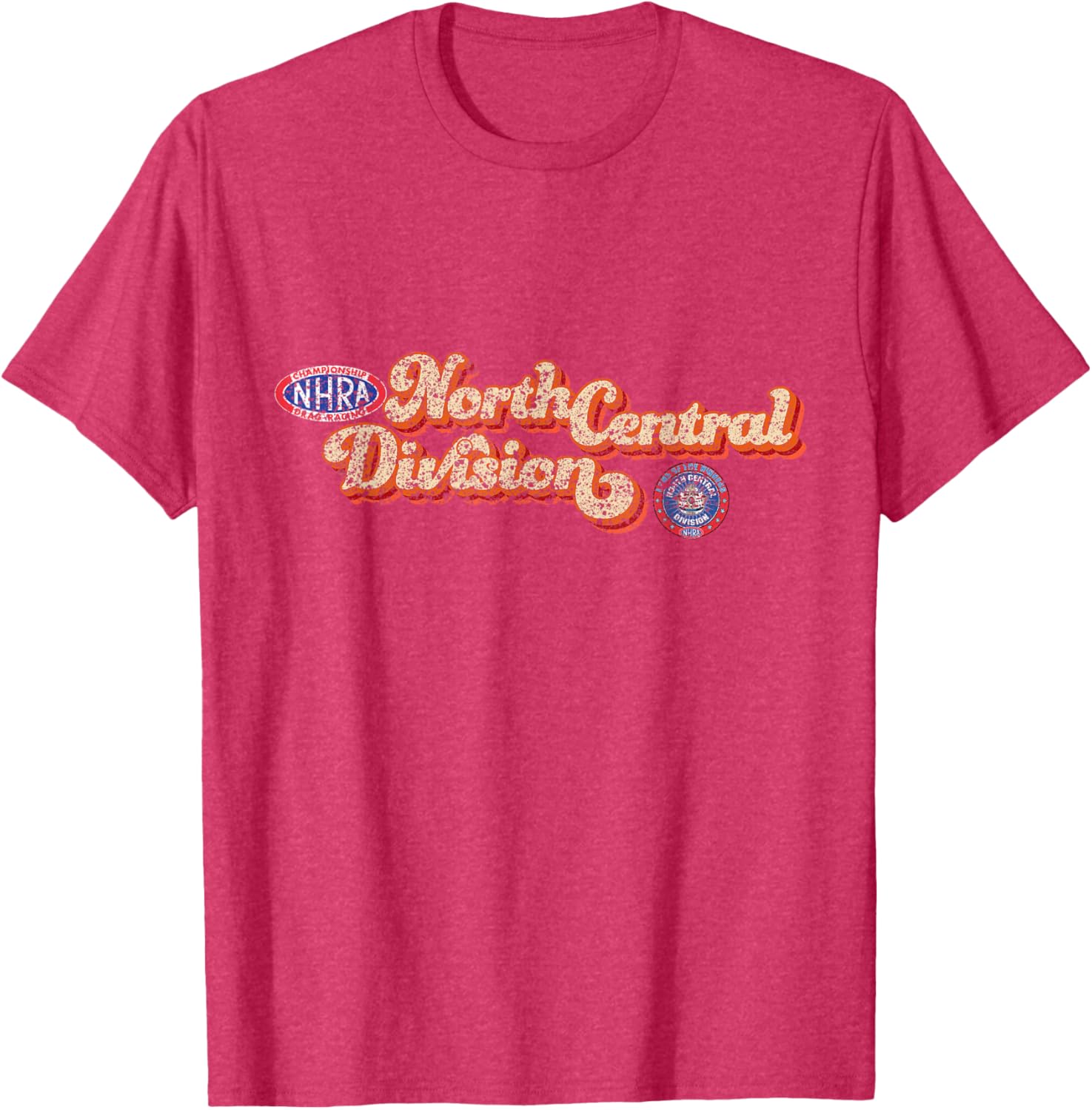 Vintage NHRA North Central Division T-Shirt for Racing Fans - 16