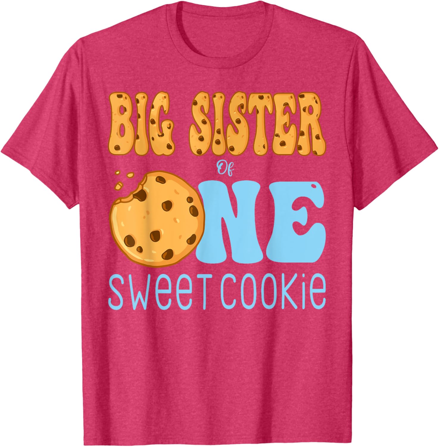 Big Sister Cookies and Milk Birthday Party T-Shirt for Kids - 17