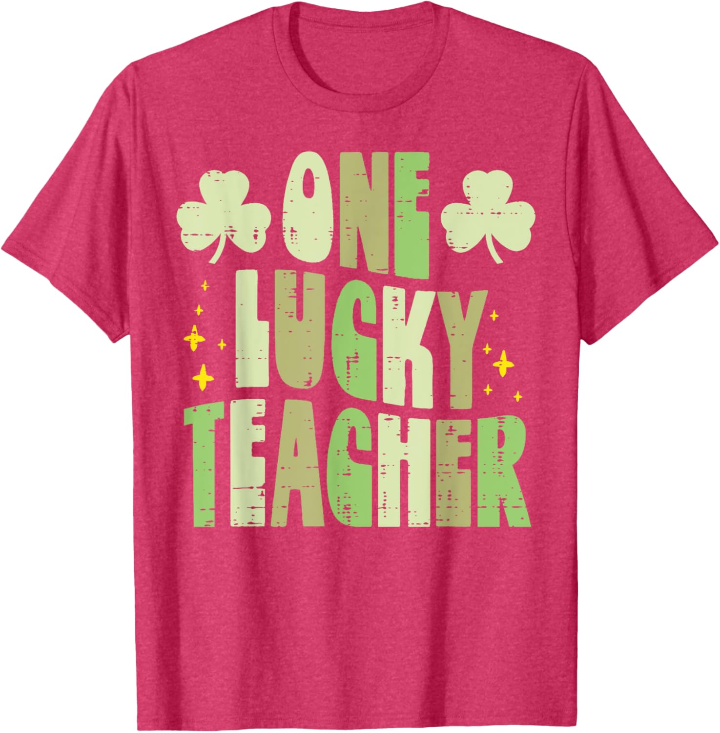 St Patricks Day One Lucky Teacher T-Shirt for Men and Women - 14