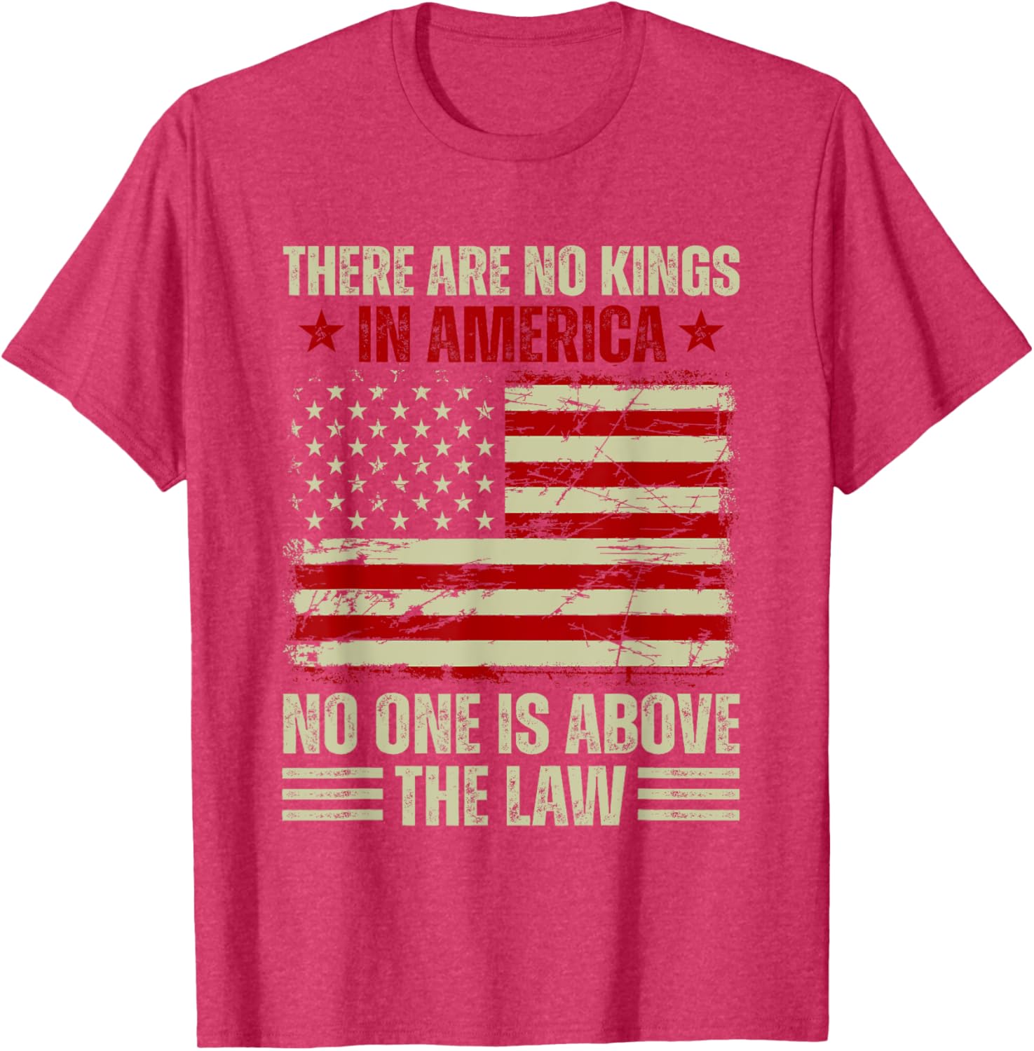 There Are No Kings In America T-Shirt - Stand For Justice and Equality - 23