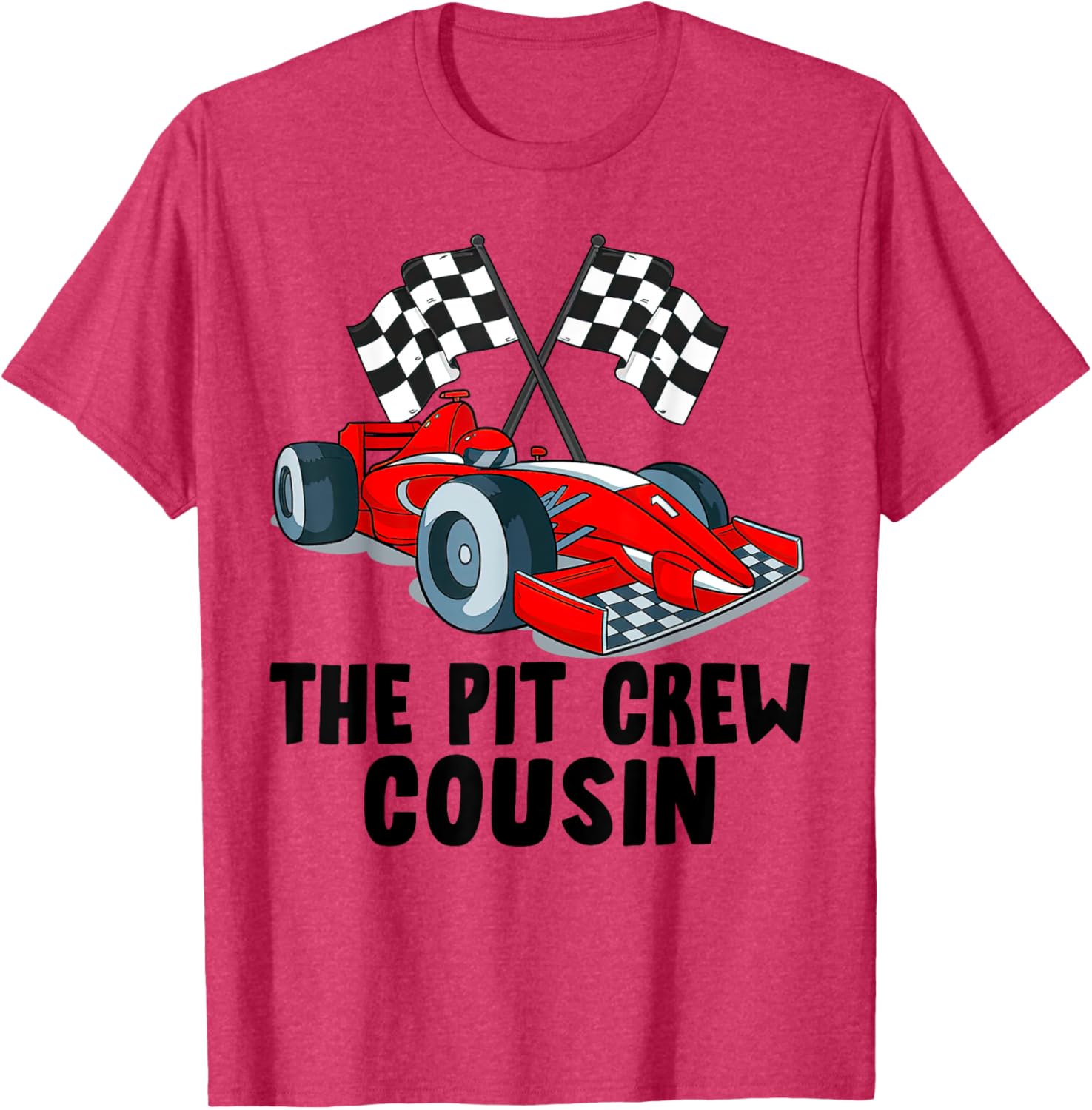 Cousin Pit Crew Racing Family T-Shirt for Car Birthday Party Fun - 9