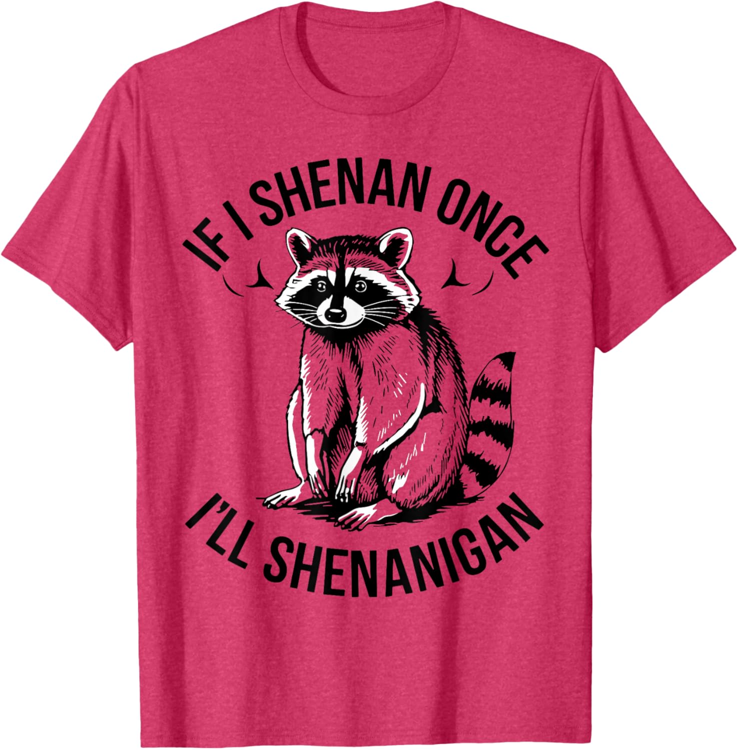 Shenanigans Raccoon St Patrick's Day T-Shirt Fun and Festive Apparel - 16