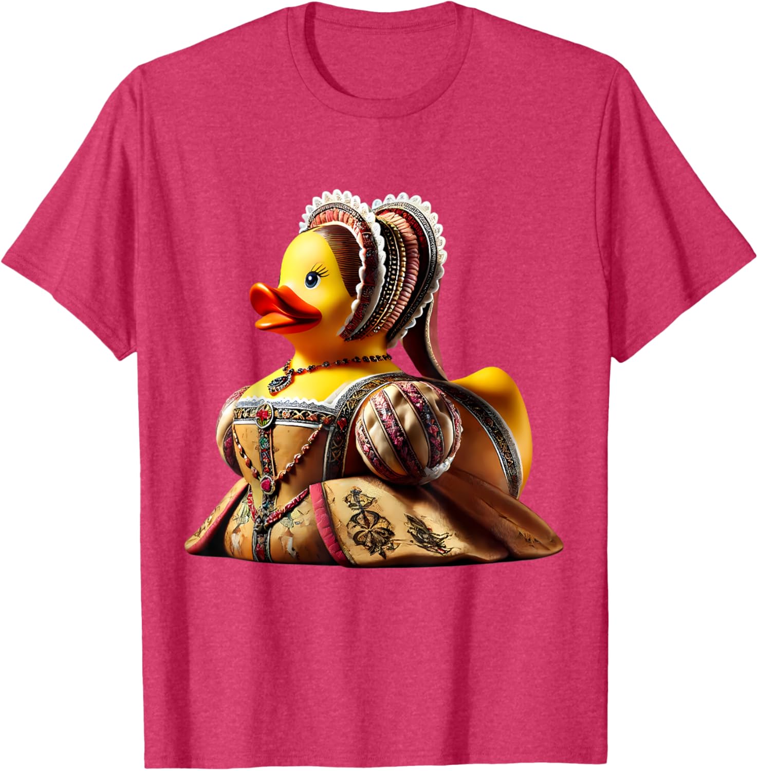 Rubber Duck Anne Boleyn T-Shirt Fun Historical Figure Apparel - 8