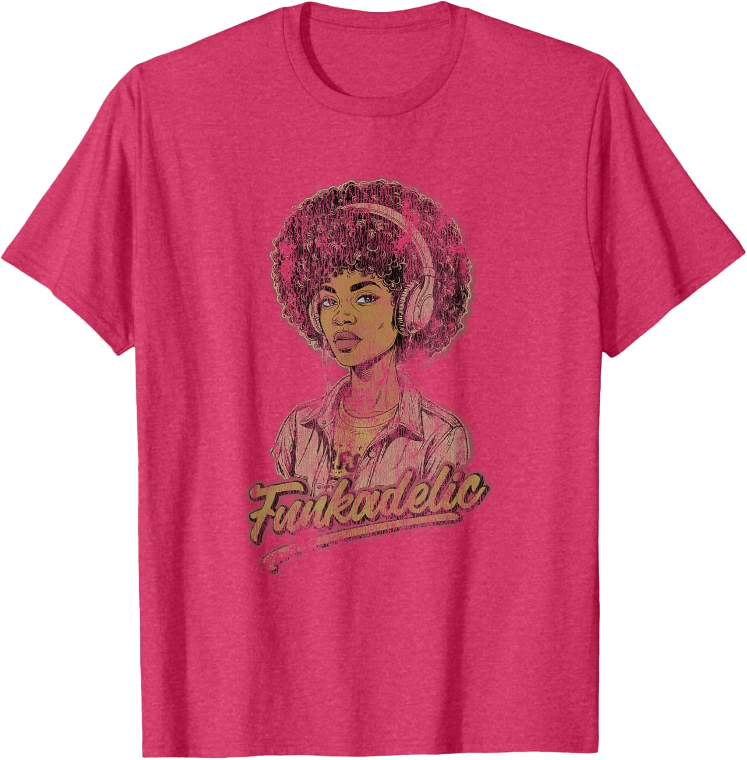 70s Funk Afro Women Soul Retro Vintage Graphic T-Shirt for Cool Style - 22
