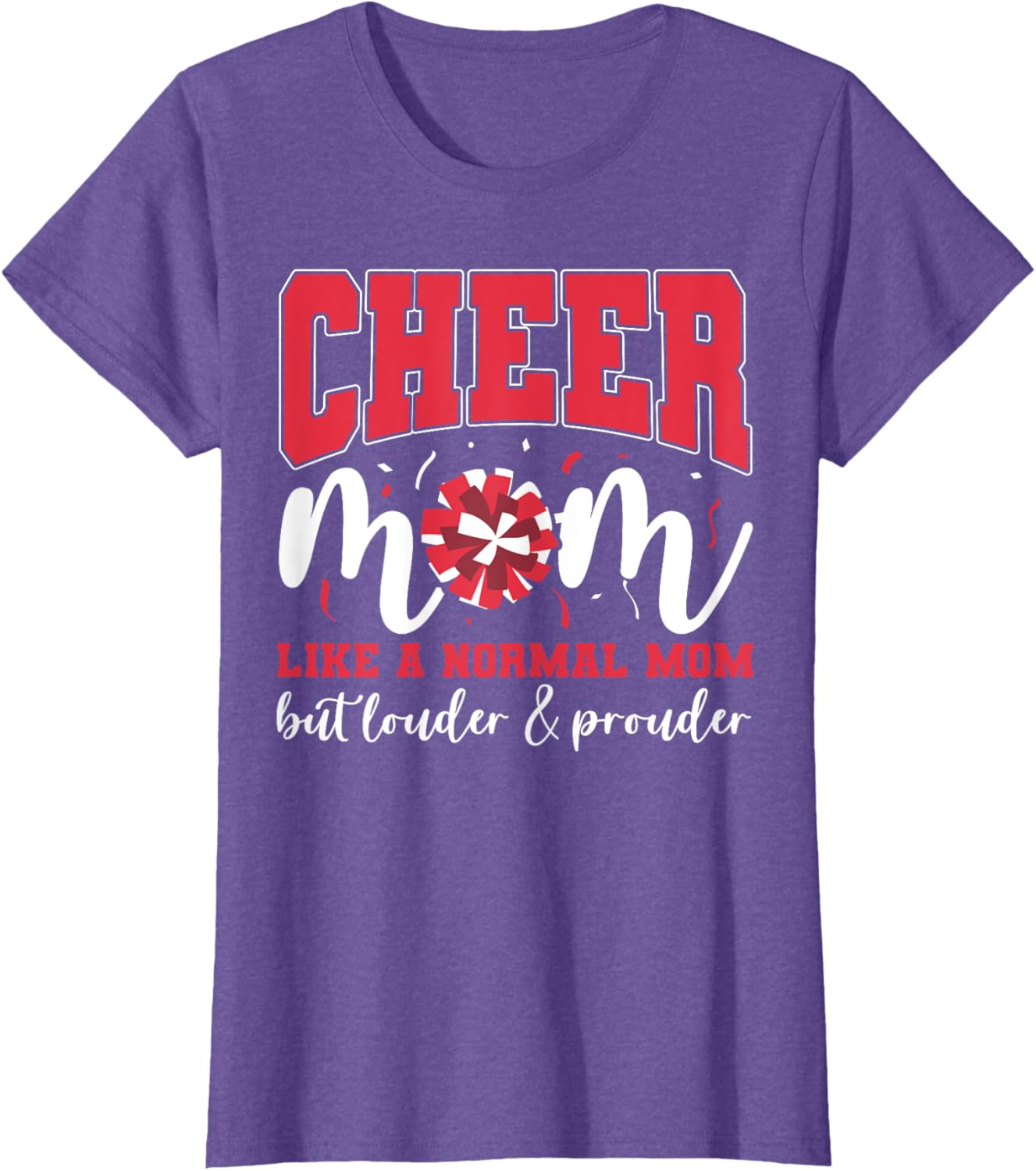 Cheer Mom T-Shirt Perfect for Supportive Moms on Game Day - 2
