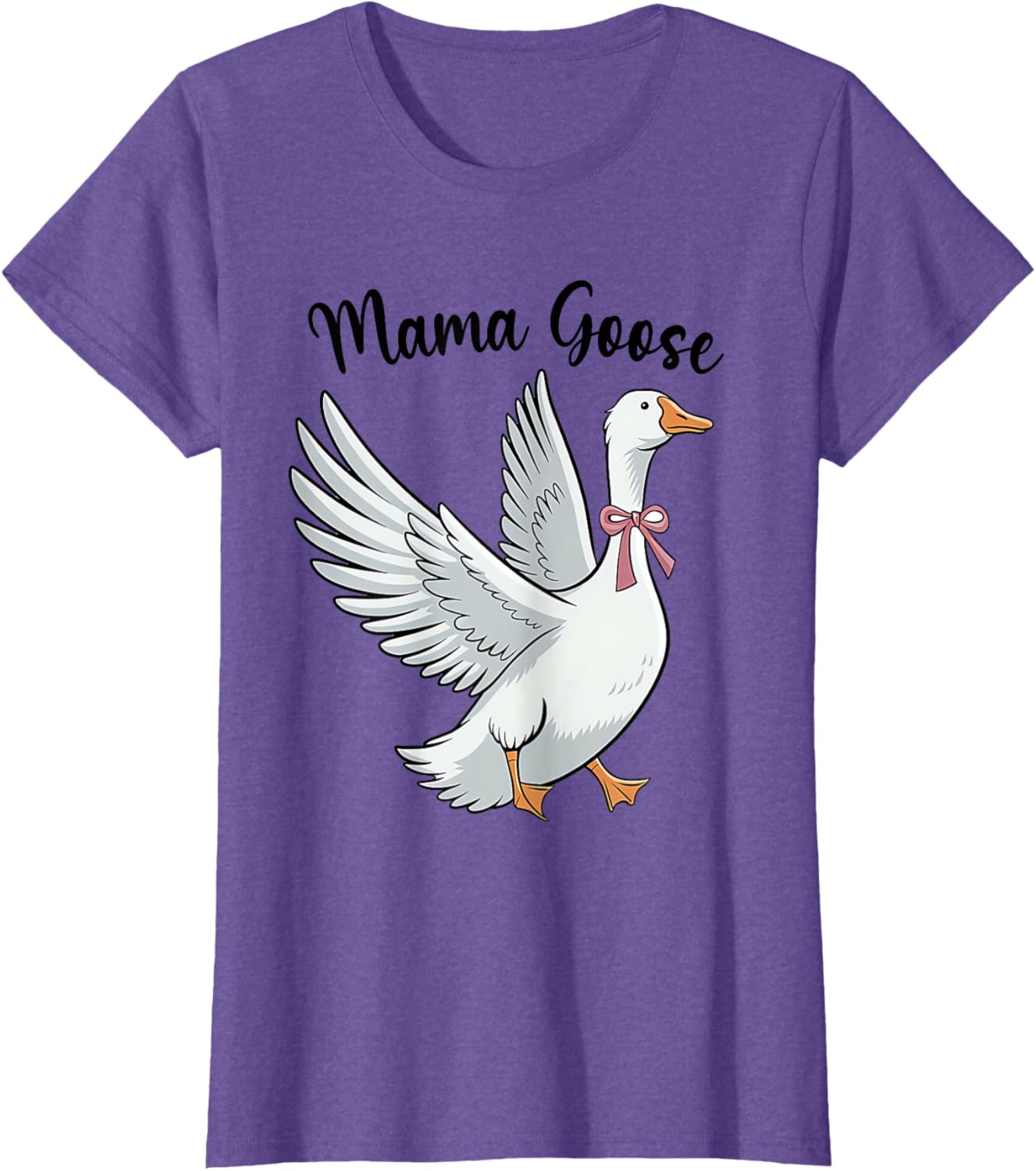 Funny Mama Goose T-Shirt for Moms - Silly Mothers Day Humor Gift - 3