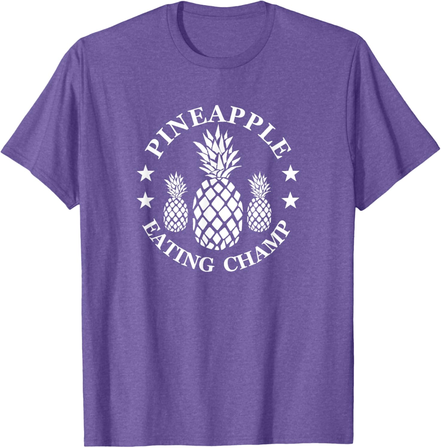 Tropical Pineapple Eating Champion T-Shirt for Fun Summer Style - 23