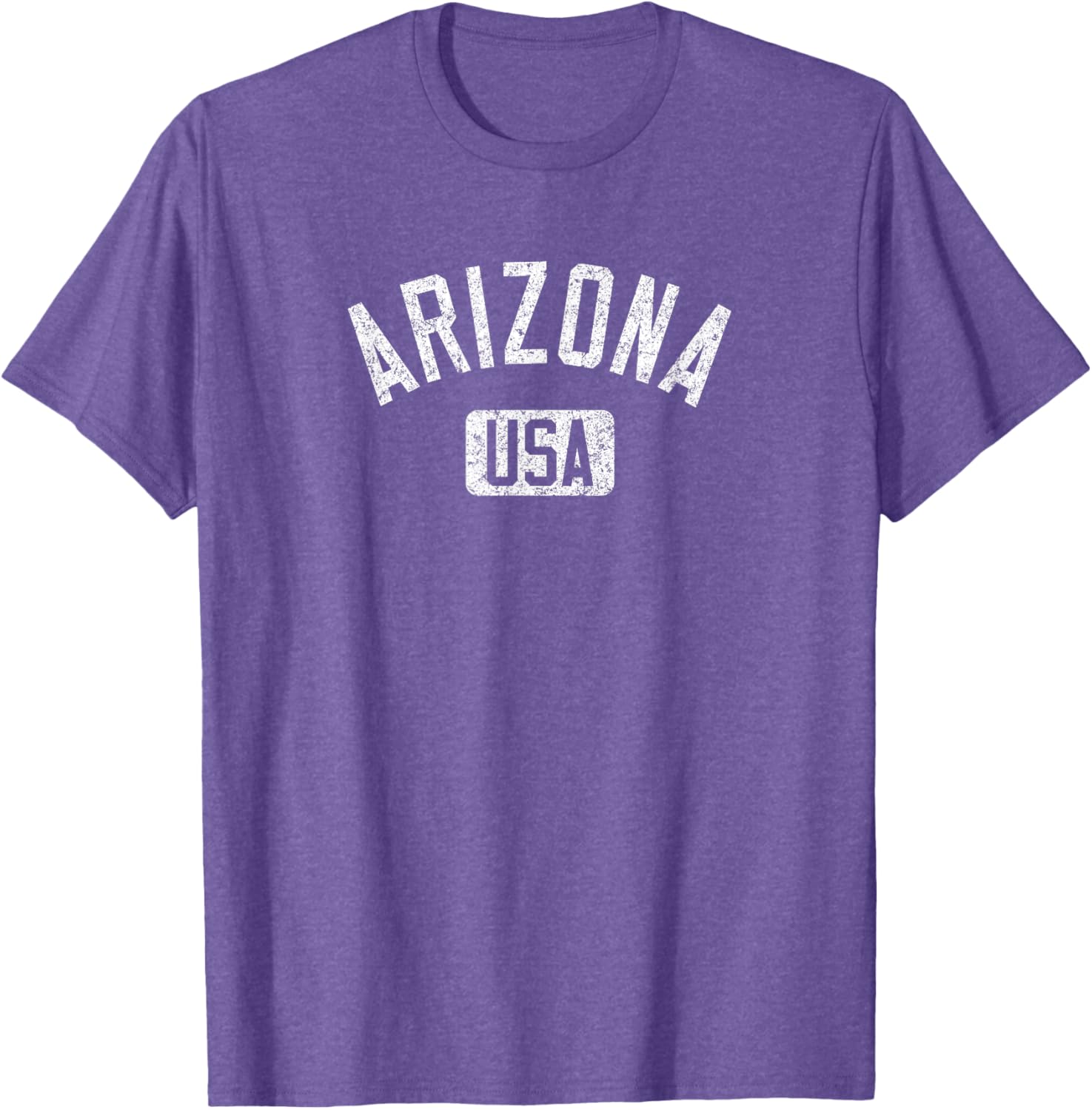 Arizona USA Distressed White Print T-Shirt for Comfortable Casual Style - 4