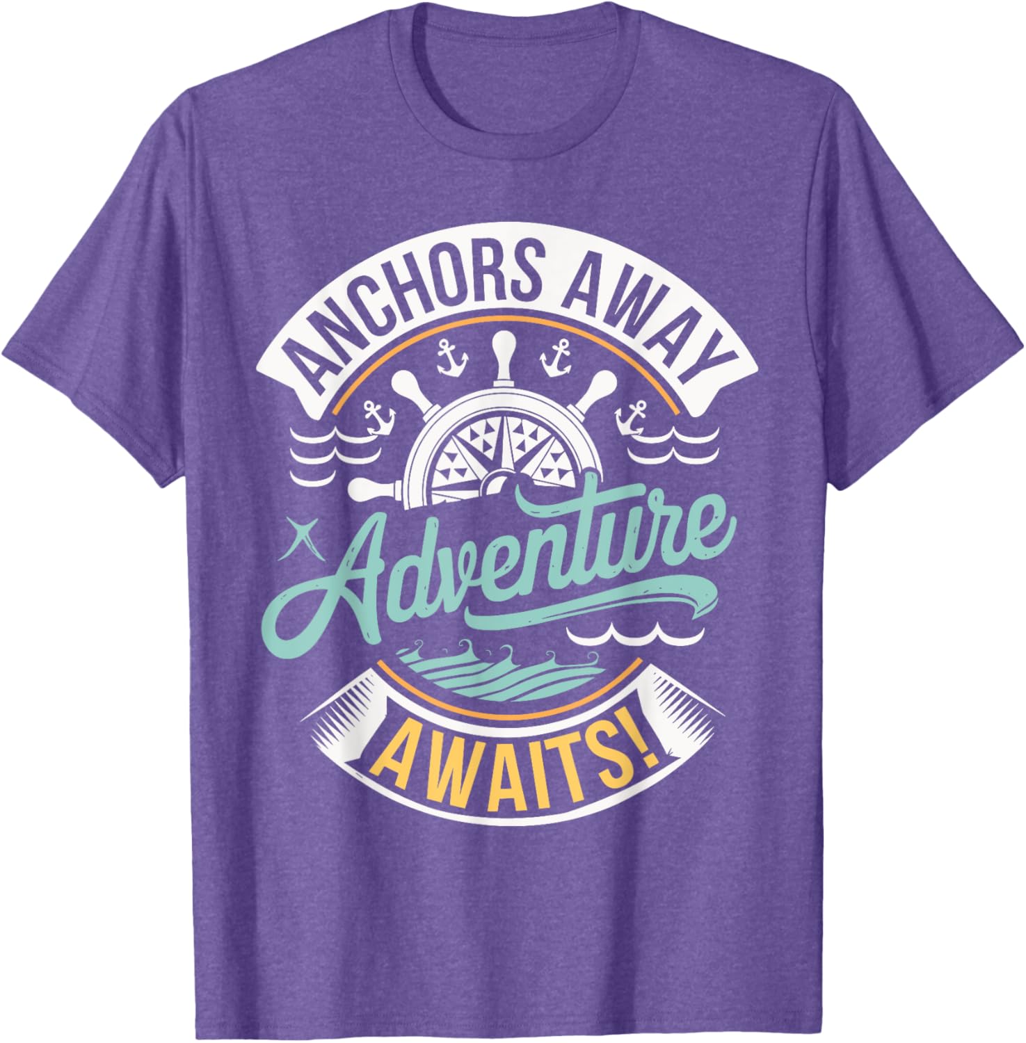 Anchors Away Nautical Adventure T-Shirt for Sea Lovers and Explorers - 19