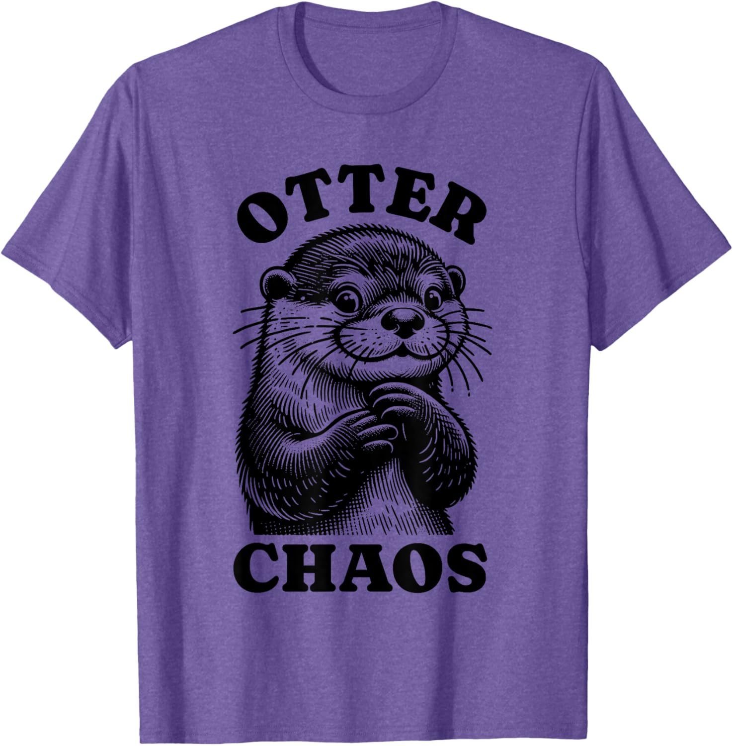 Silly Otter Chaos T-Shirt for Fun-Loving Animal Lovers - 4