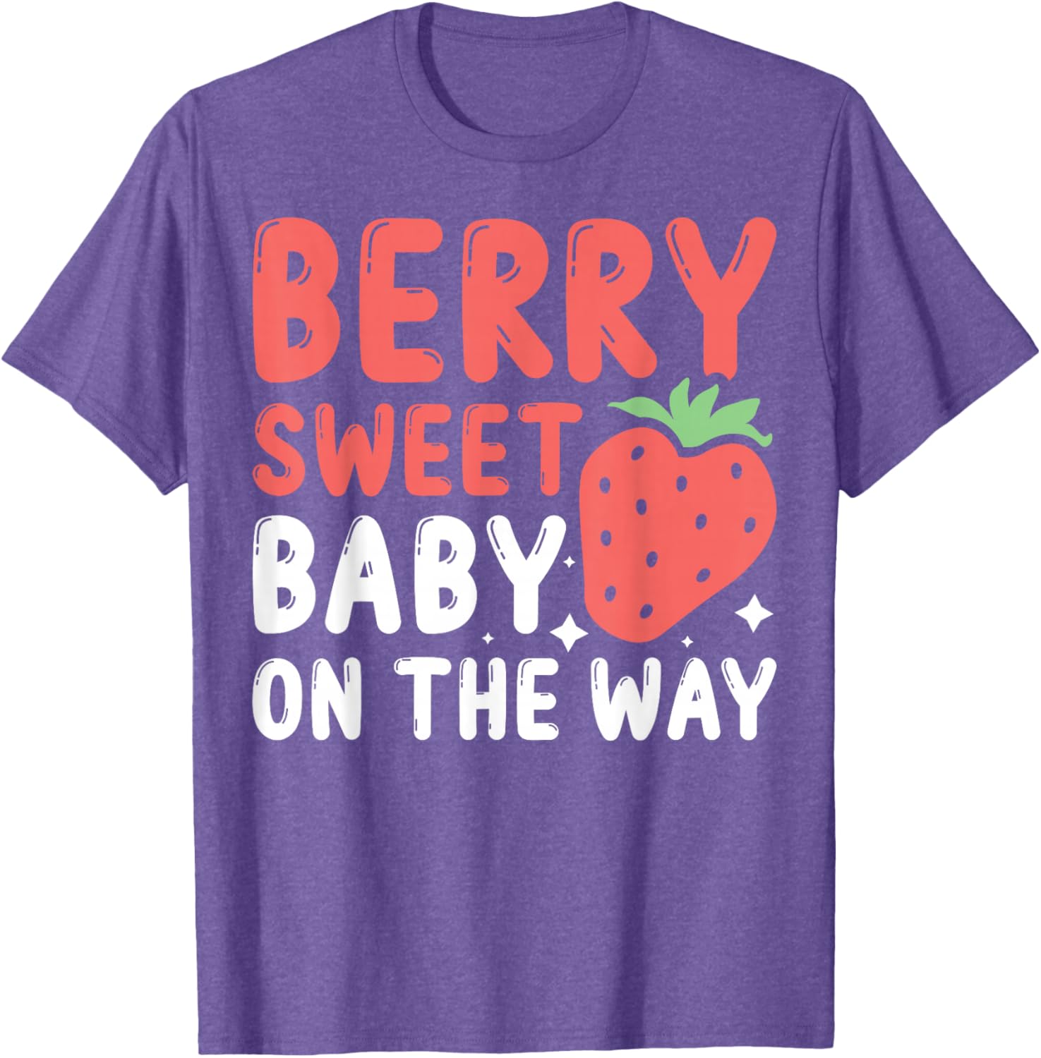 Berry Sweet Baby On The Way T-Shirt for Expecting Moms and Dads - 10