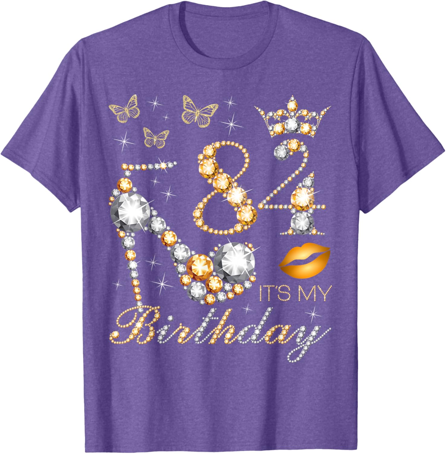 Celebrate Your 84th Birthday in Style with this B-Day Queen T-Shirt - 7