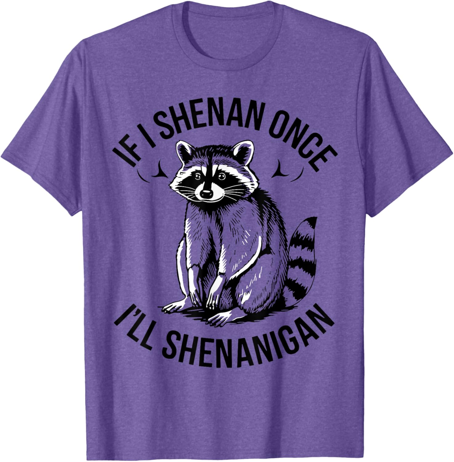 Shenanigans Raccoon St Patrick's Day T-Shirt Fun and Festive Apparel - 17
