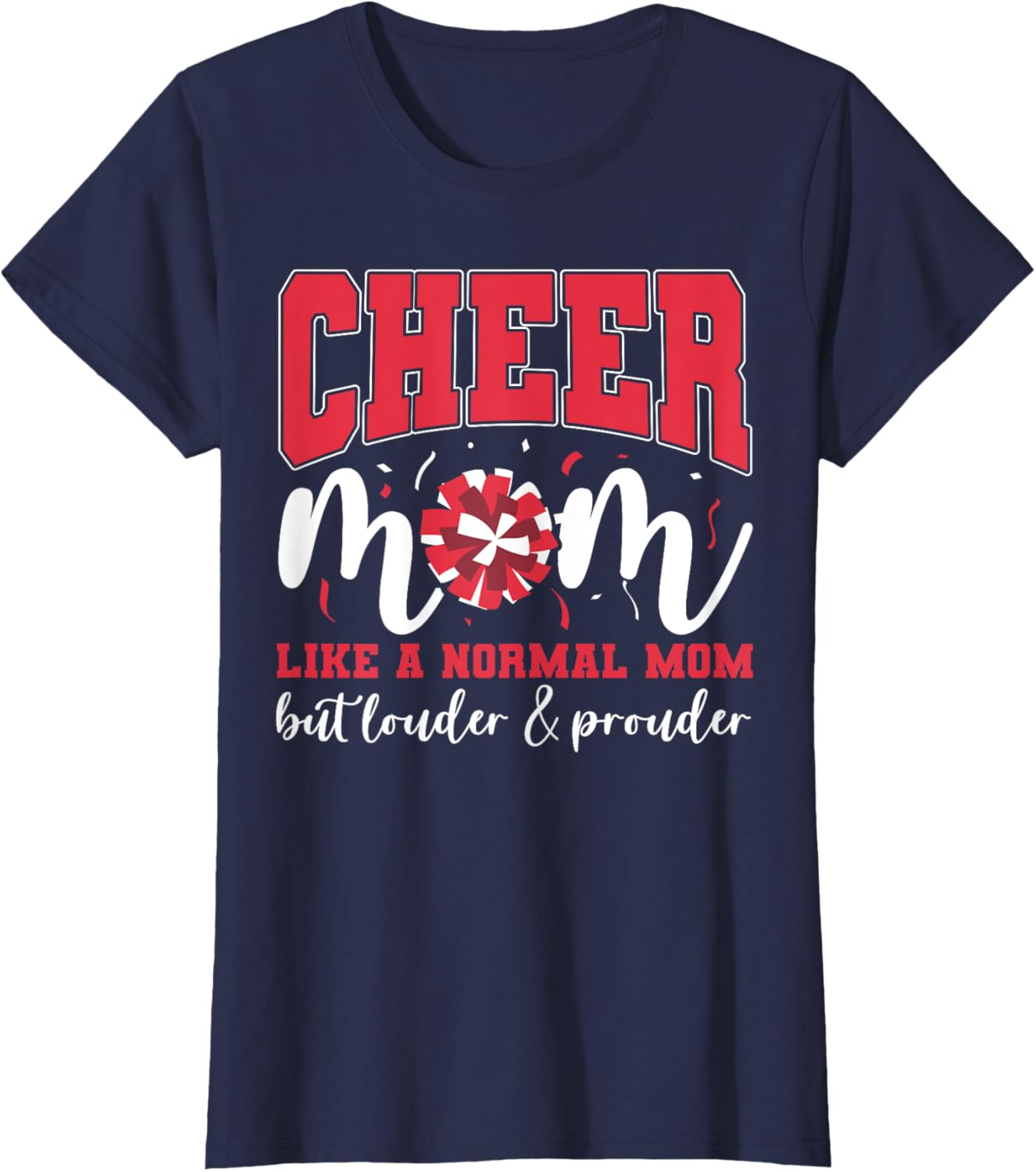 Cheer Mom T-Shirt Perfect for Supportive Moms on Game Day - 6