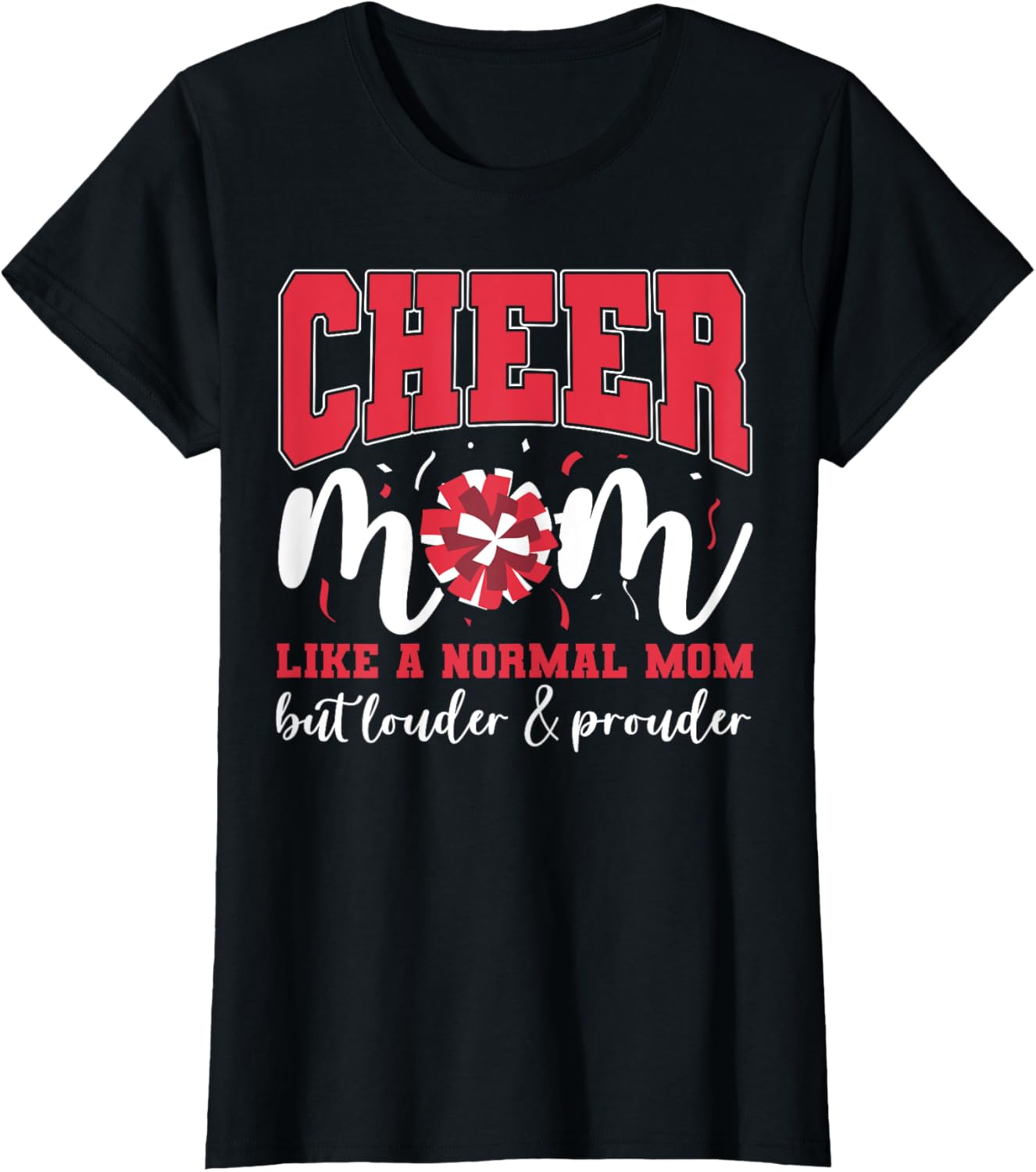 Cheer Mom T-Shirt Perfect for Supportive Moms on Game Day - 10