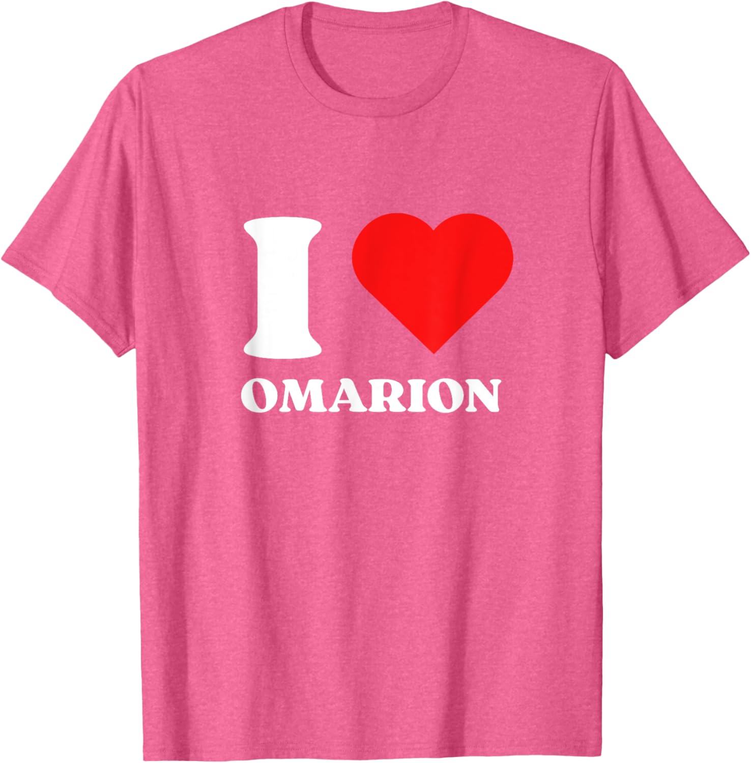 Trendy I Love Omarion Y2K Valentine's Day T-Shirt for Music Lovers - 14