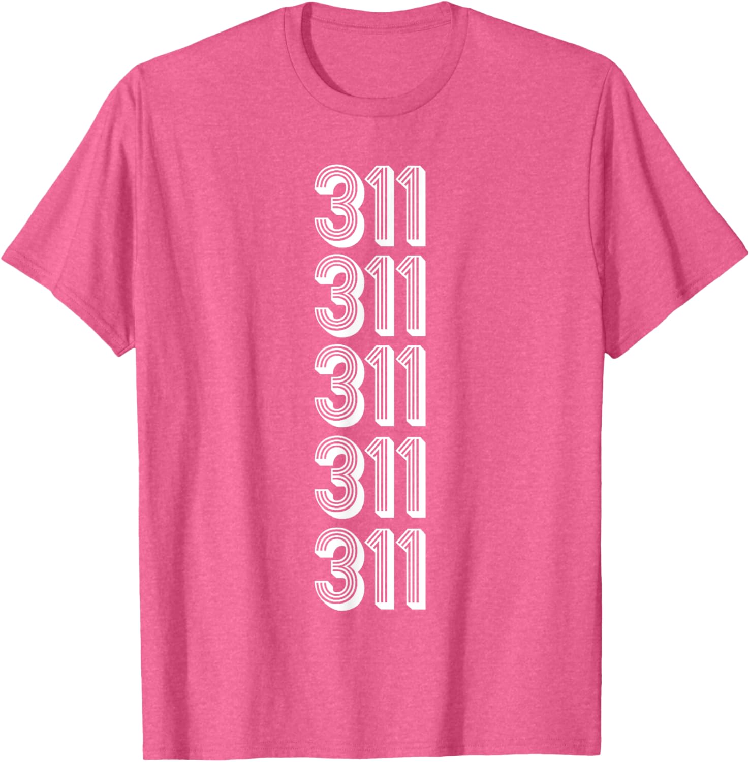 311 Area Code Chicago T-Shirt for Trendy City Lovers and Travelers - 18