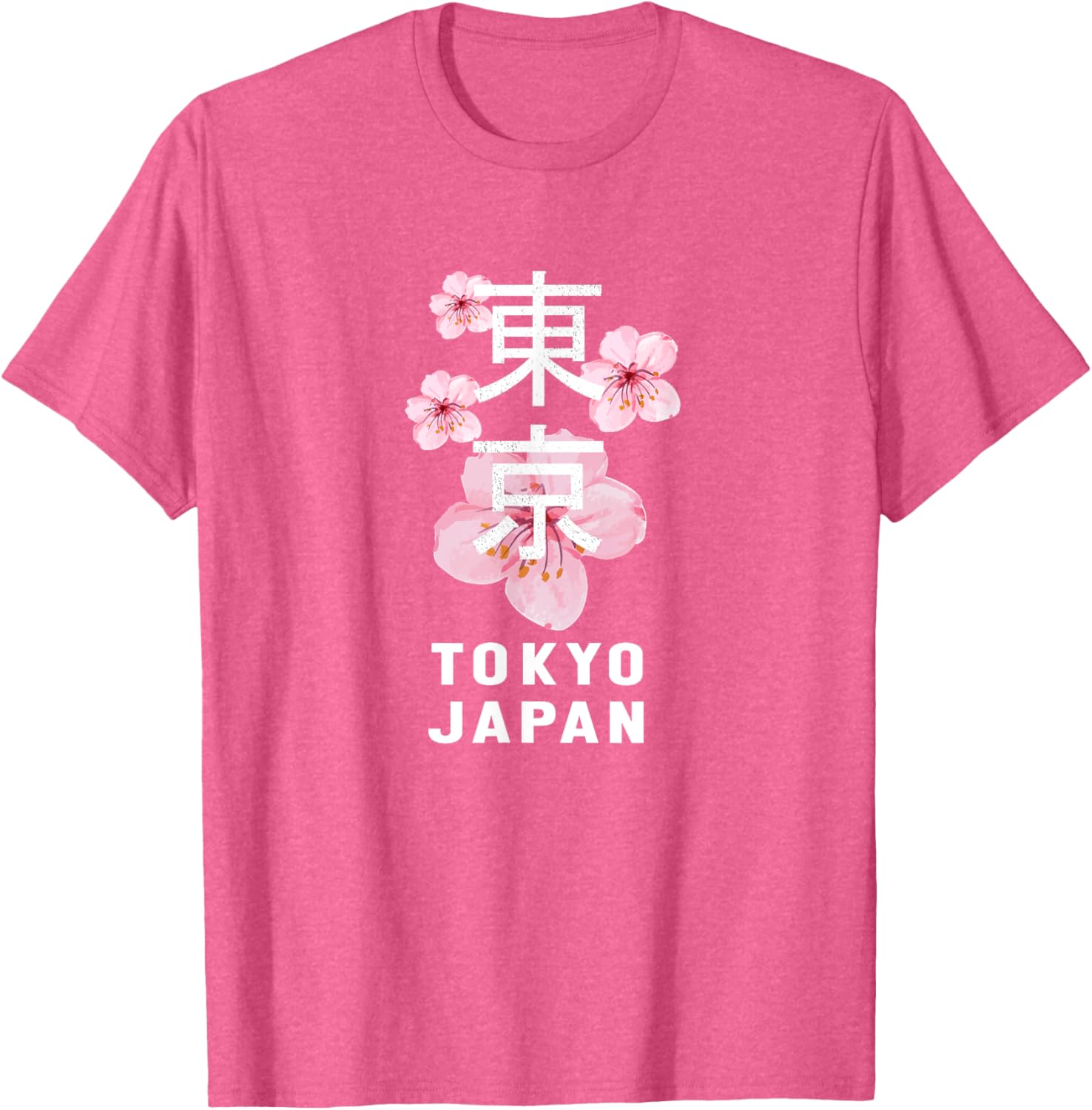 Tokyo Pink Cherry Blossoms T-Shirt Perfect for Spring Fashion Lovers - 17