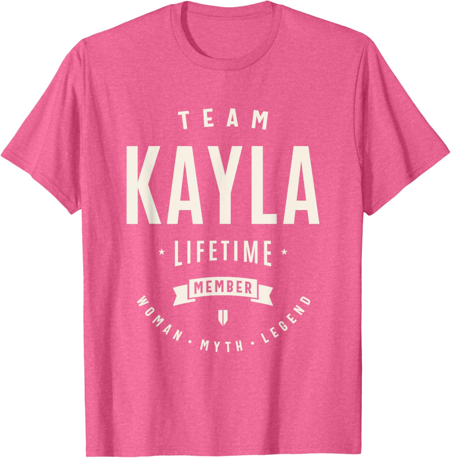 Team Kayla Funny Lifetime Member T-Shirt for Proud Kayla Fans - 15