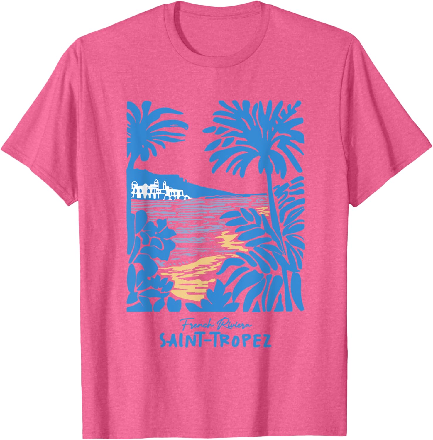 Saint Tropez French Riviera Vacation T-Shirt for Trendy Style Lovers - 7
