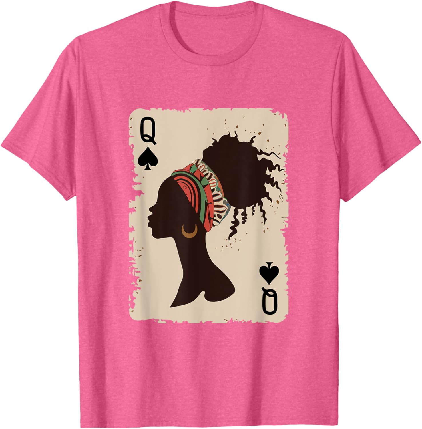 Black Queen Afro T-Shirt Proud Melanin Design for African American Women - 10