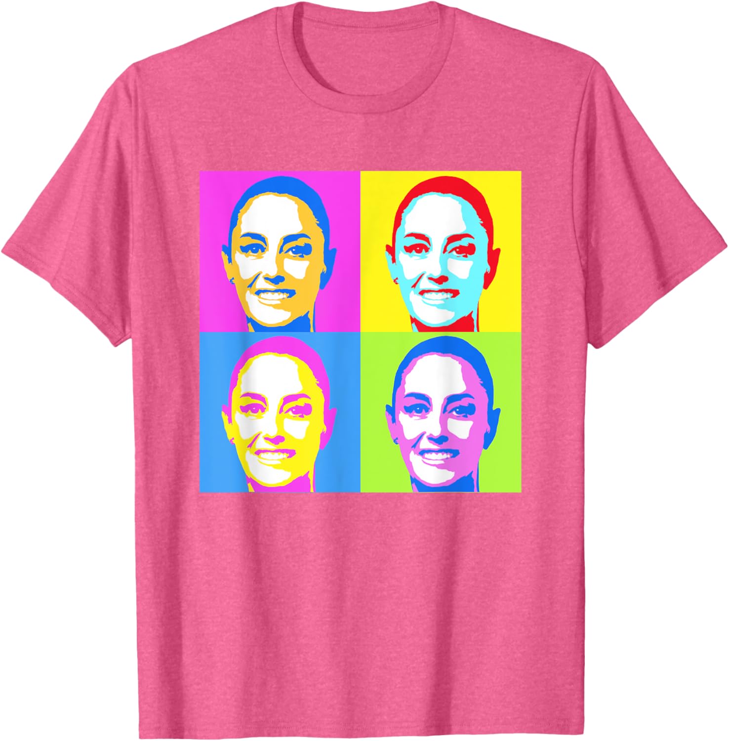 Claudia Sheinbaum Pop Art T-Shirt for Supporters of Mexico's President - 18