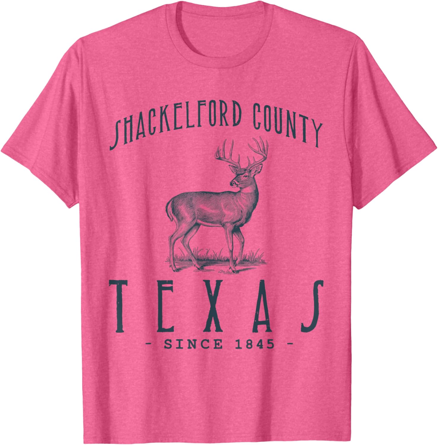Shackelford County White-Tailed Deer Hunting T-Shirt for Outdoor Lovers - 2