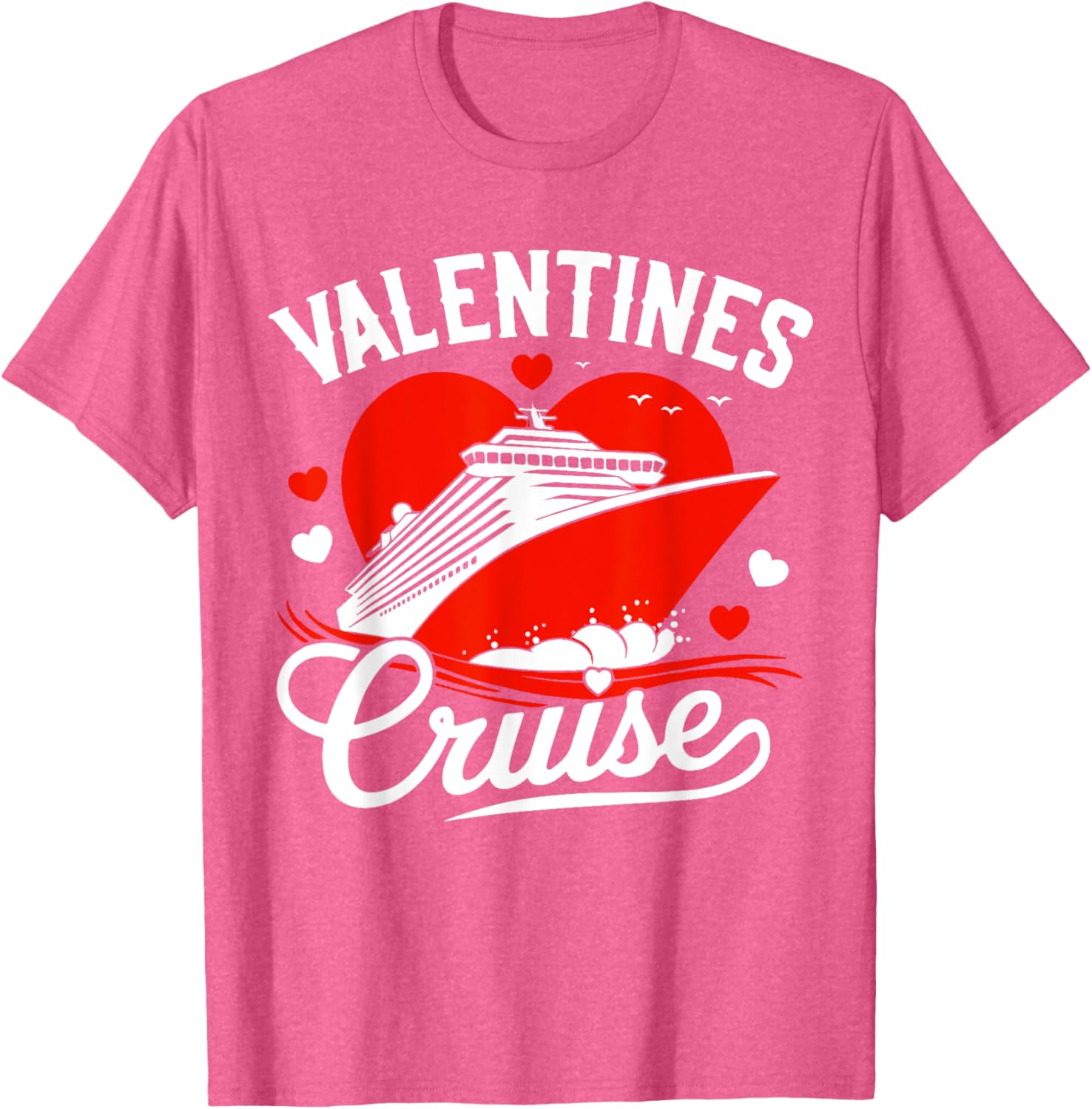 Valentine's Day Cruise Matching Couple T-Shirts for Sweet Vacation Fun - 26