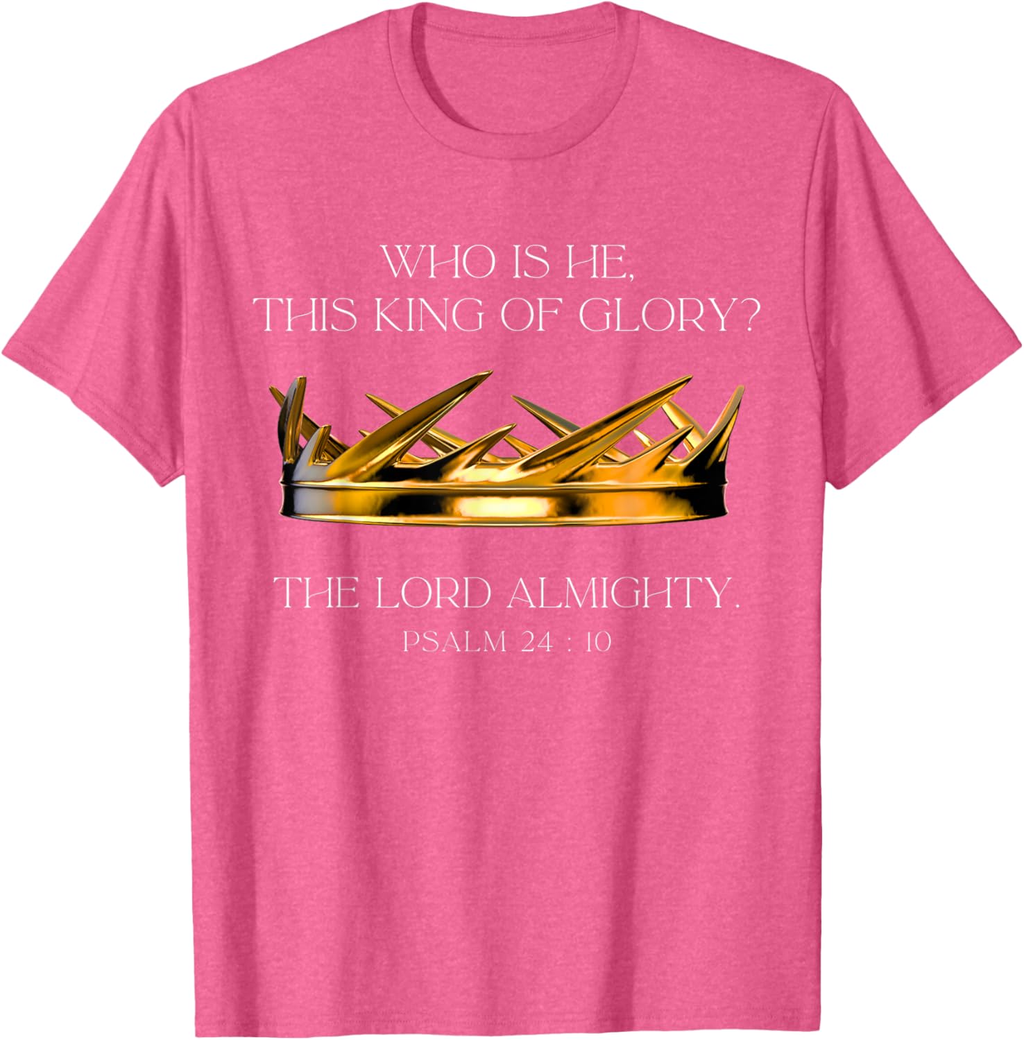 Who Is He This King Of Glory T-Shirt for Faith and Inspiration Fans - 1