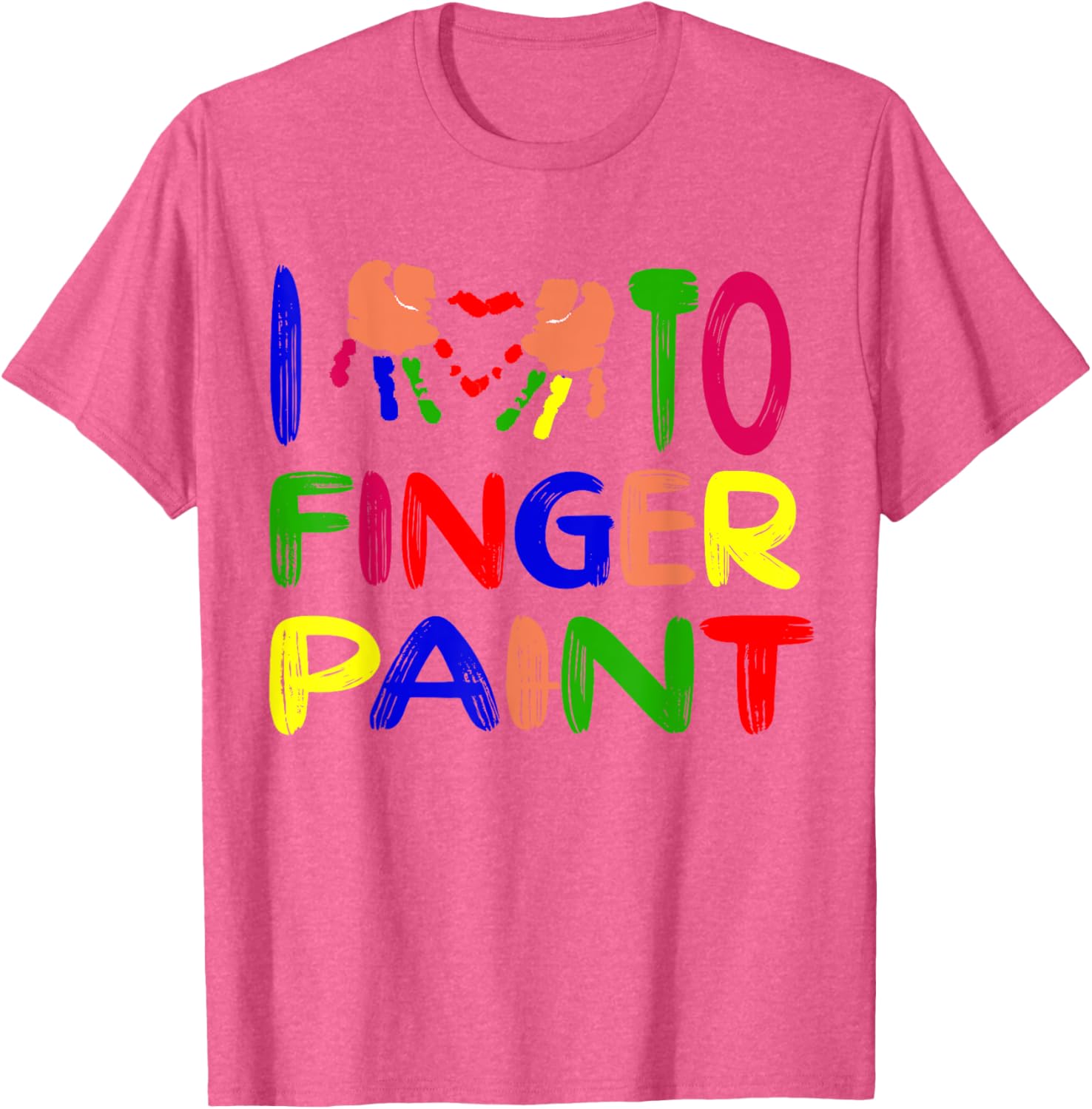Cute Couple Valentine T-Shirt I Heart Love to Finger Paint Gift - 21